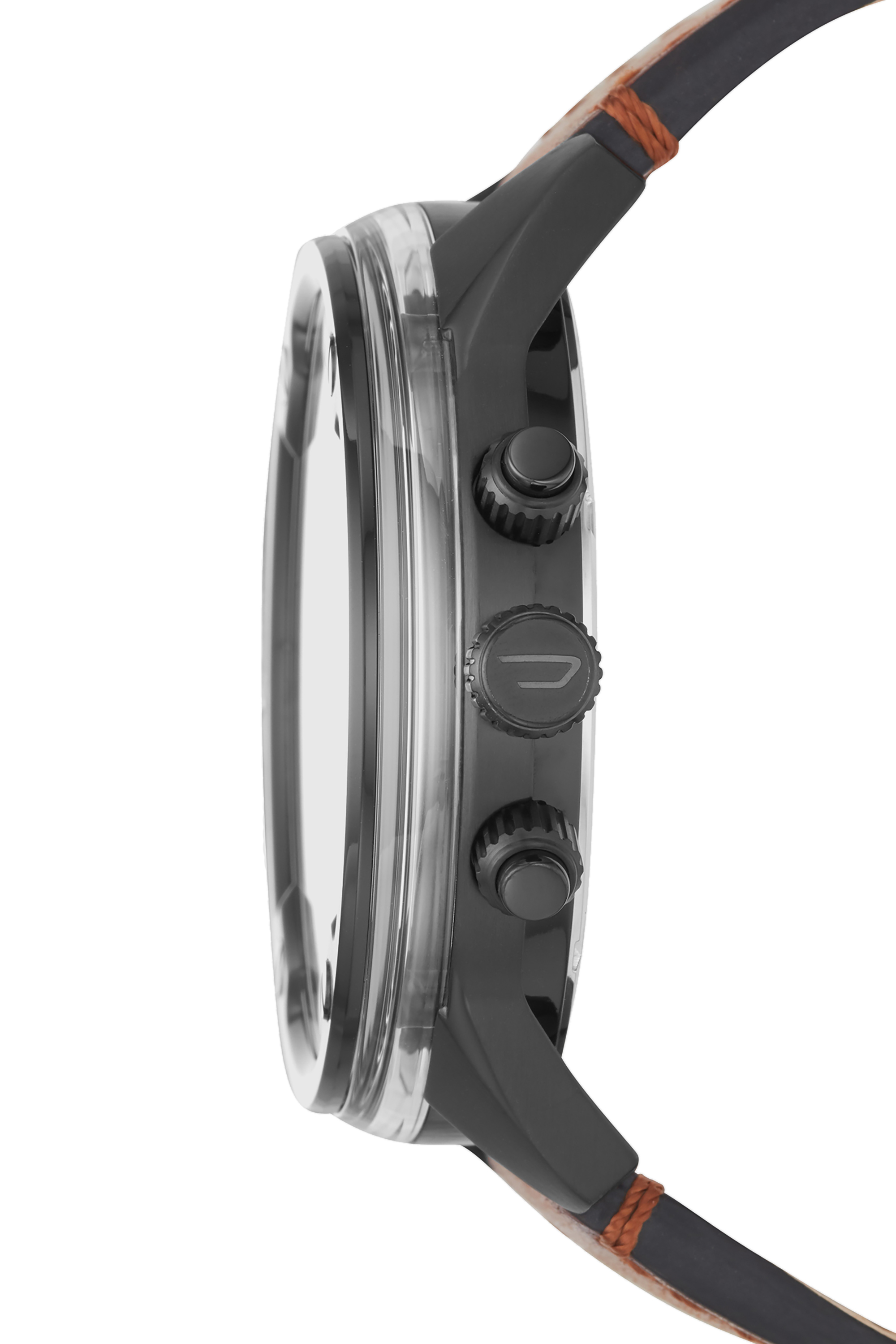 Diesel - DZ7417, Boltdown reloj cronógrafo con correa en piel marrón Hombre in Marrón - 2