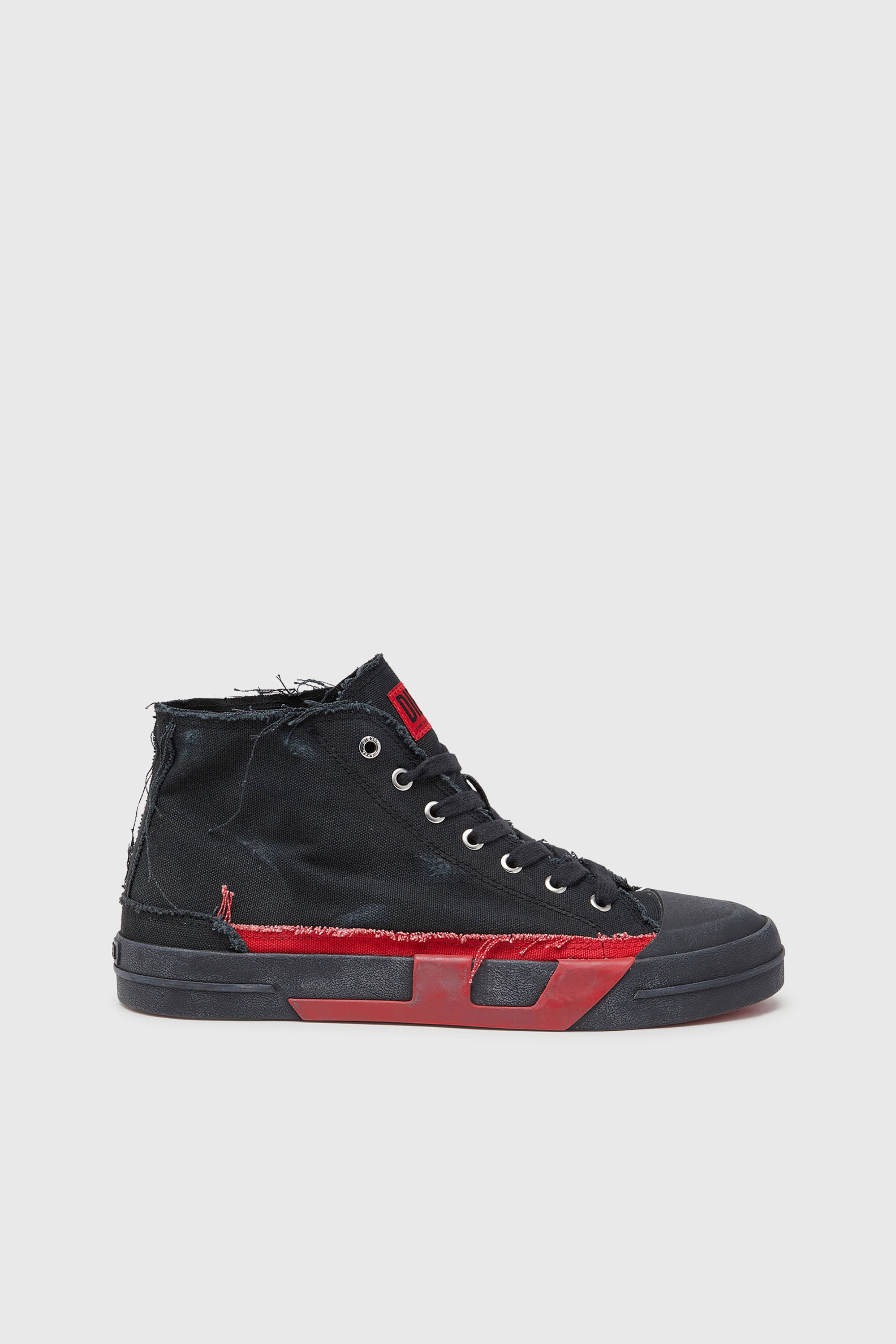 Diesel - S-D-VERSE MID II, S-D-Verse-Deportivas altas de lona desgastada Hombre in Multicolor - 1