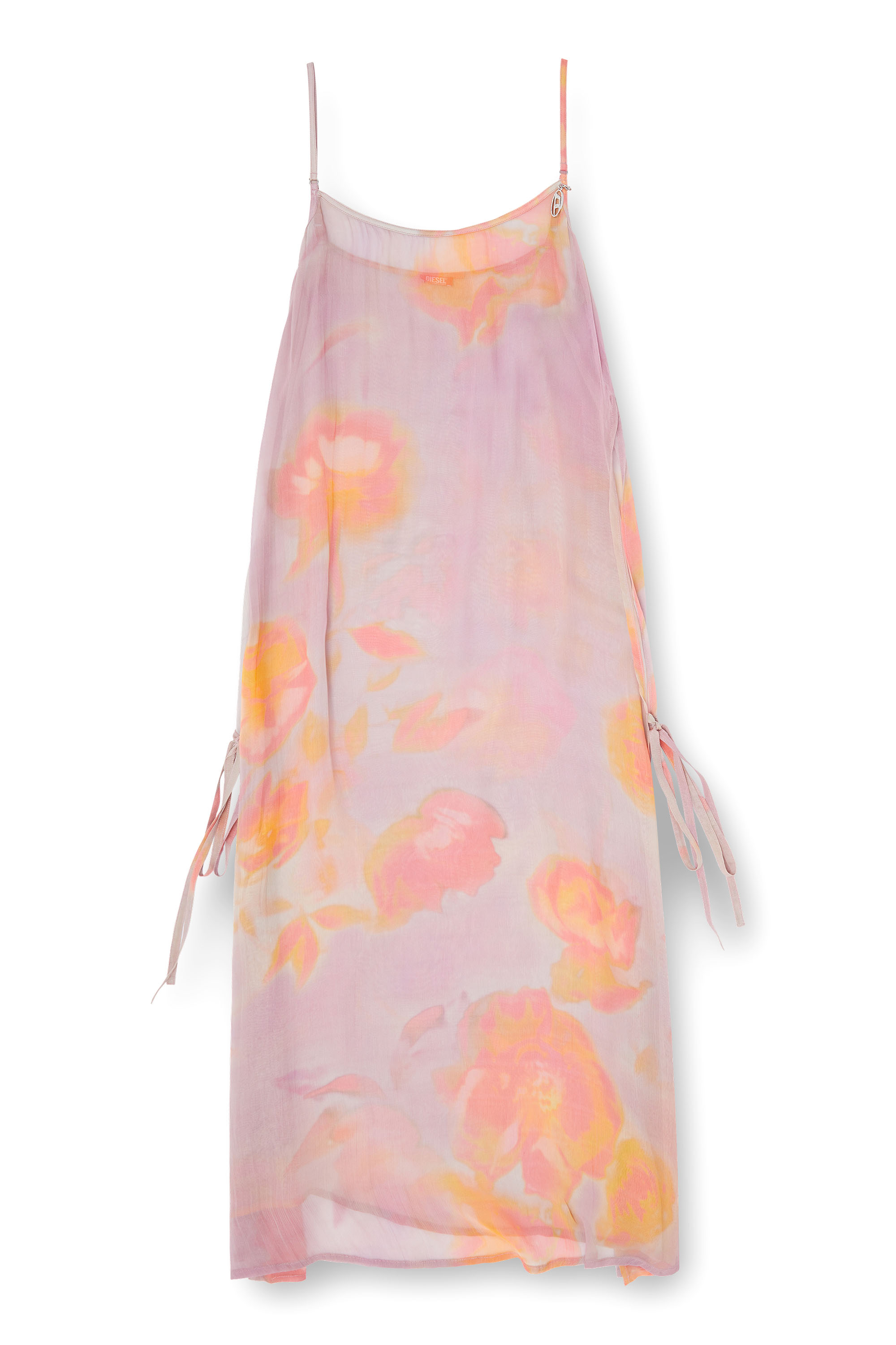 Diesel - VANYA-UTLT, Vestido playero de gasa floral Mujer in ToBeDefined - 5