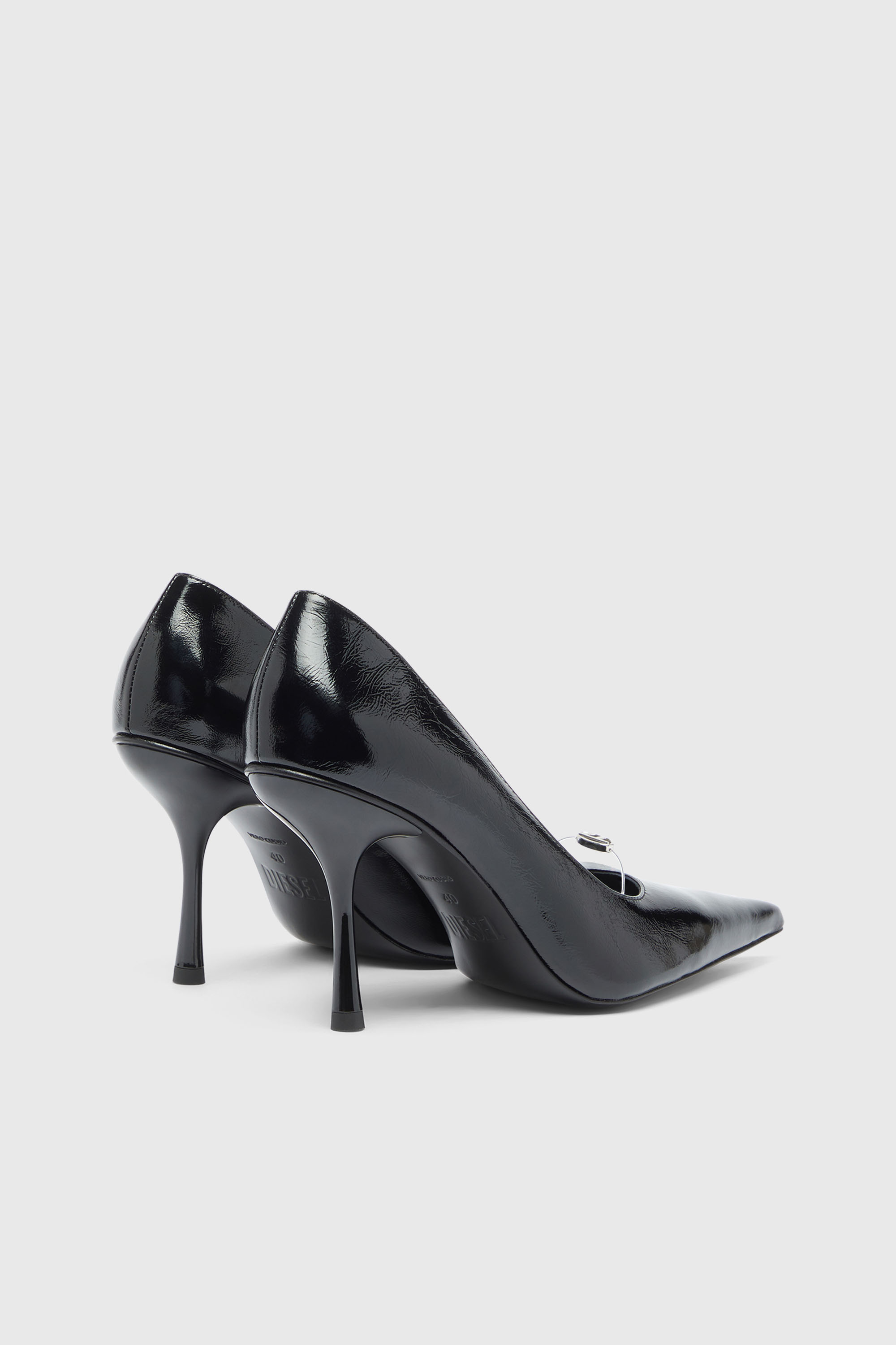 Diesel - D-JEWELS 90 P, D-Jewels - Salones de piel naplak Mujer in Negro - 3