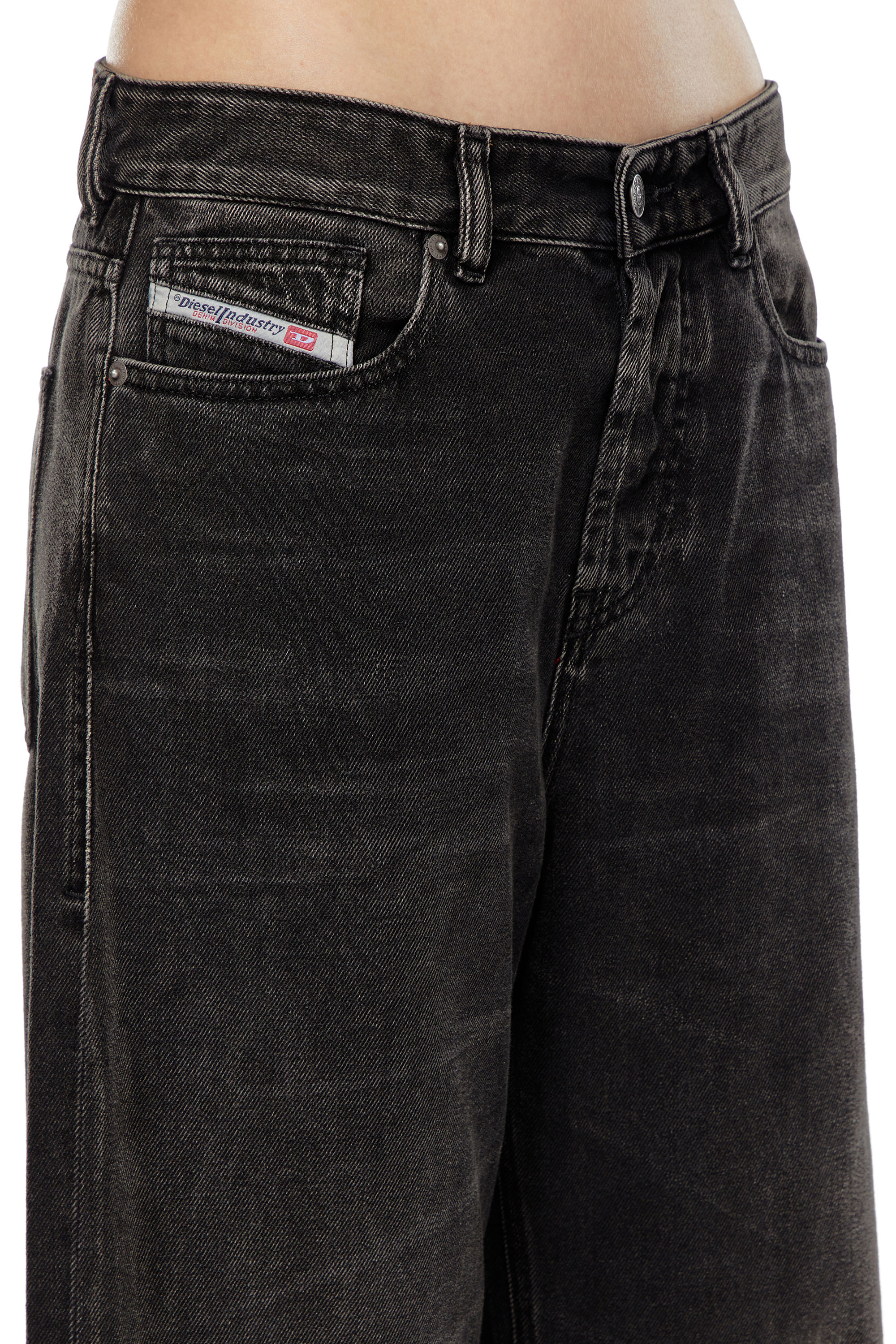 Diesel - Straight Jeans 1996 D-Sire 09J96, Negro/Gris oscuro - Image 5