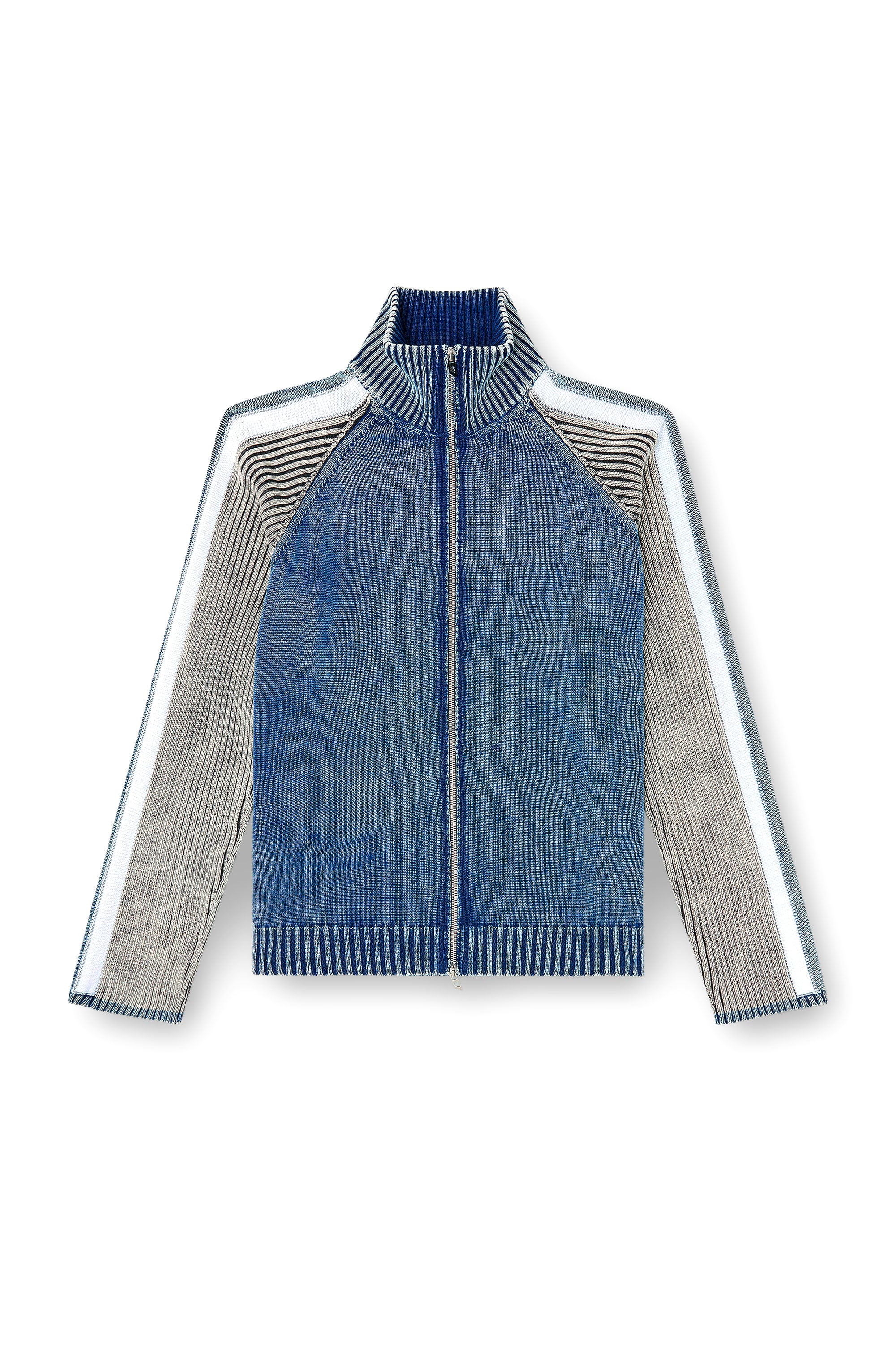 Diesel - K-HERONIMO, C&aacute;rdigan con cremallera y bandas deportivas Hombre in Multicolor - 3