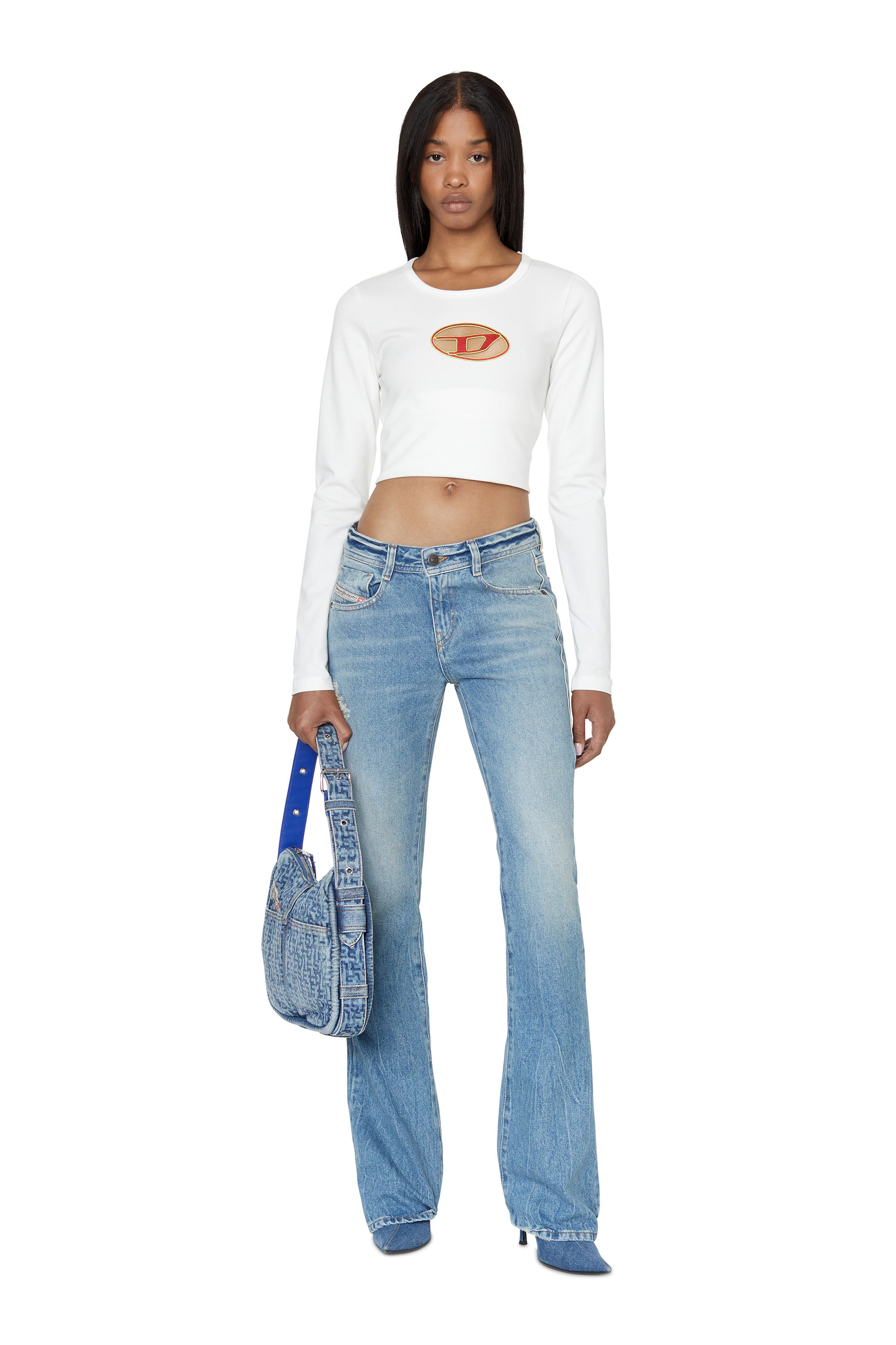 Diesel - 1969 D-EBBEY 09D98 Bootcut and Flare Jeans, Azul medio - Image 5