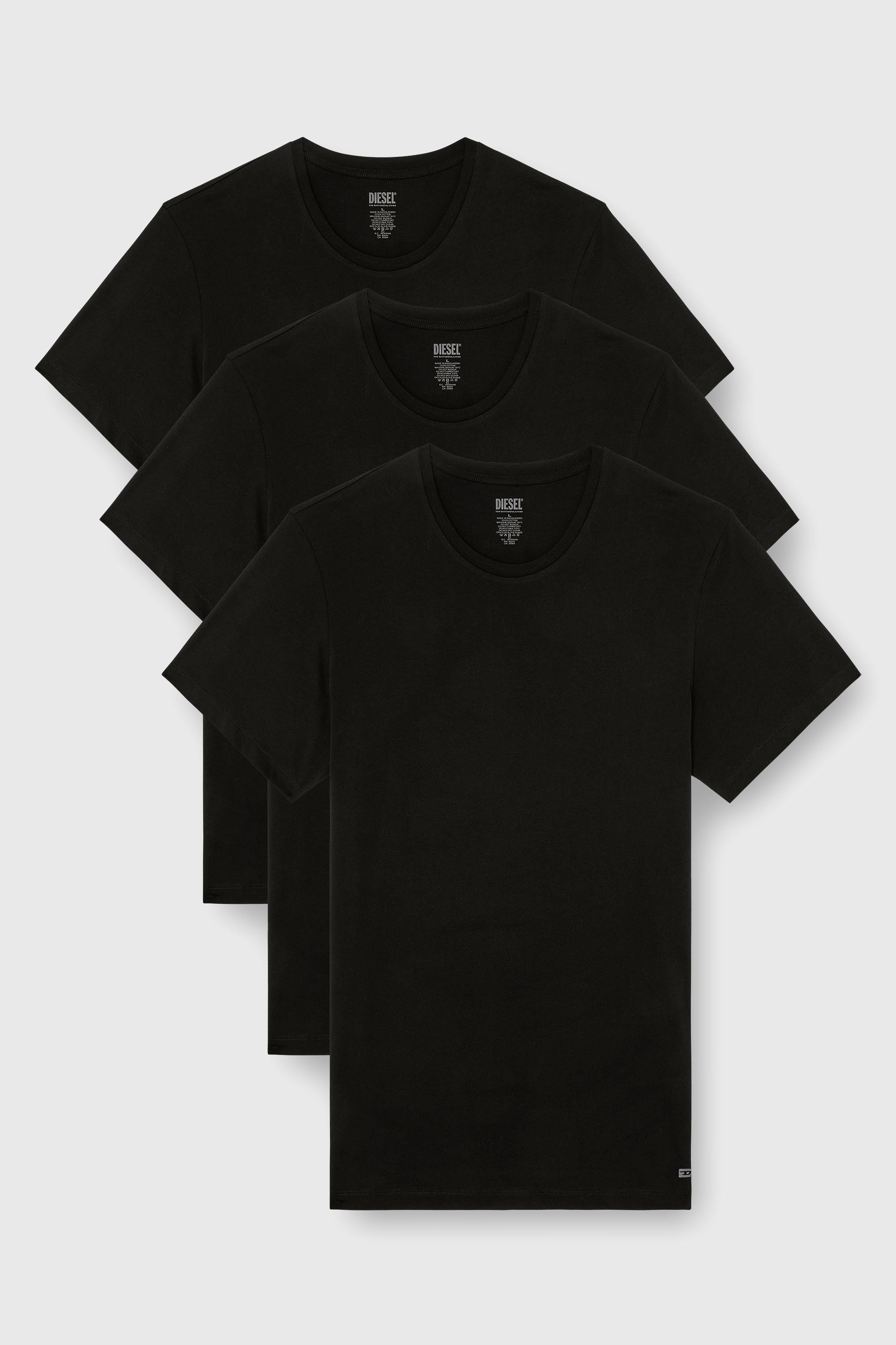 Diesel - RANDAL-D-BOX-3PACK, Paquete de tres camisetas Hombre in Negro - 1