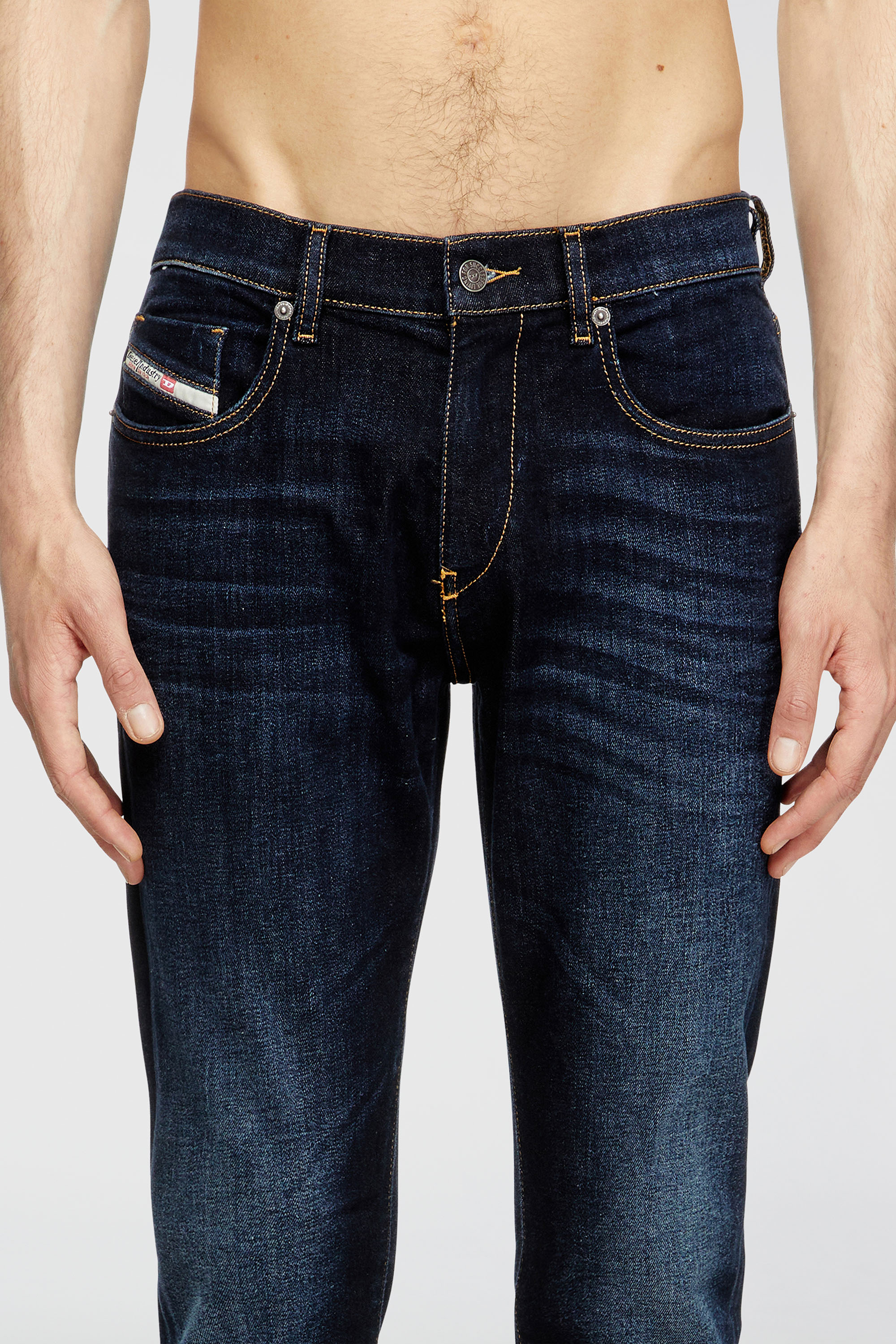 Diesel - Slim Jeans 2019 D-Strukt 009ZS Hombre, Azul Oscuro - 5