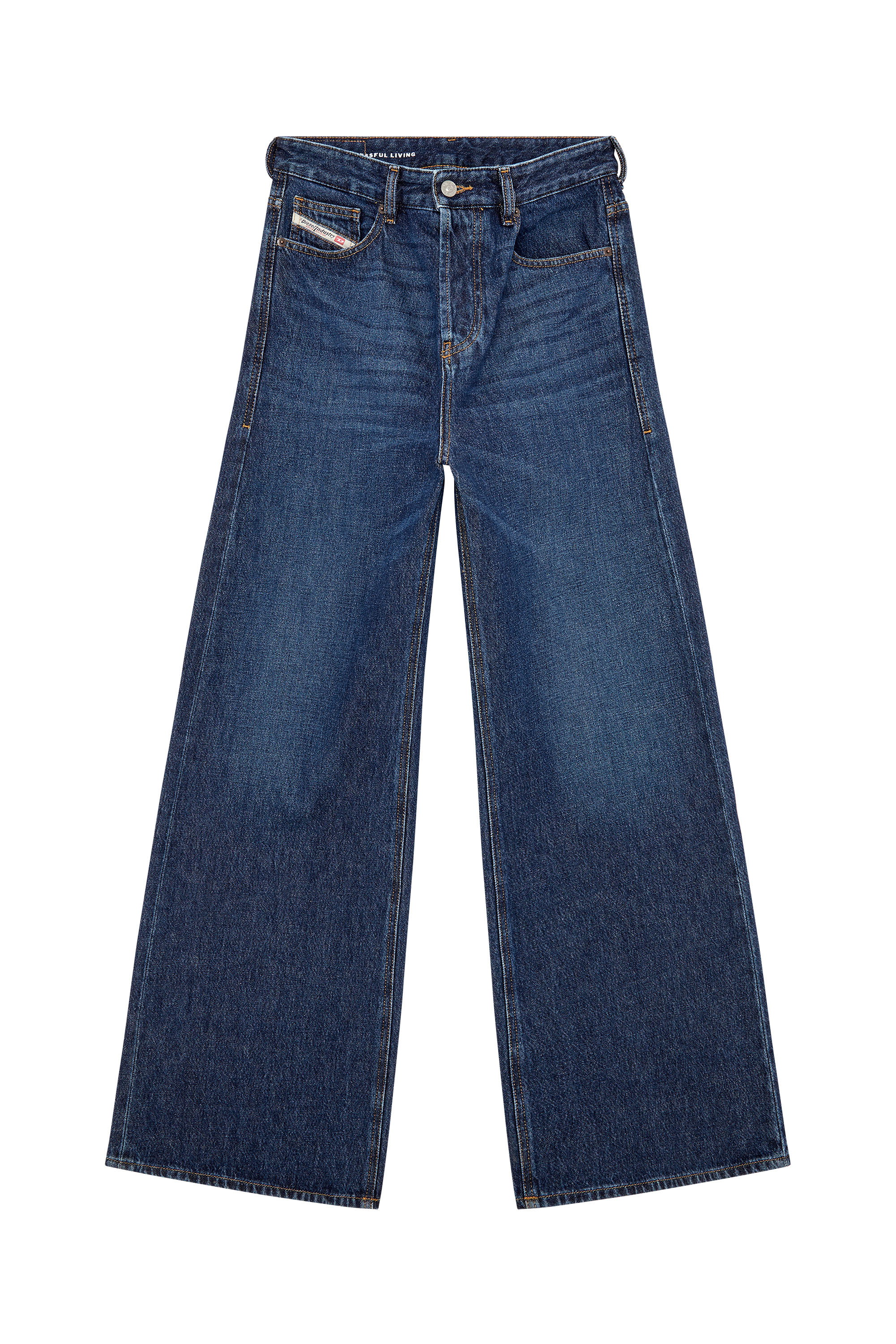 Diesel - Relaxed Jeans 1996 D-Sire 09C03 Mujer, Azul Oscuro - 2