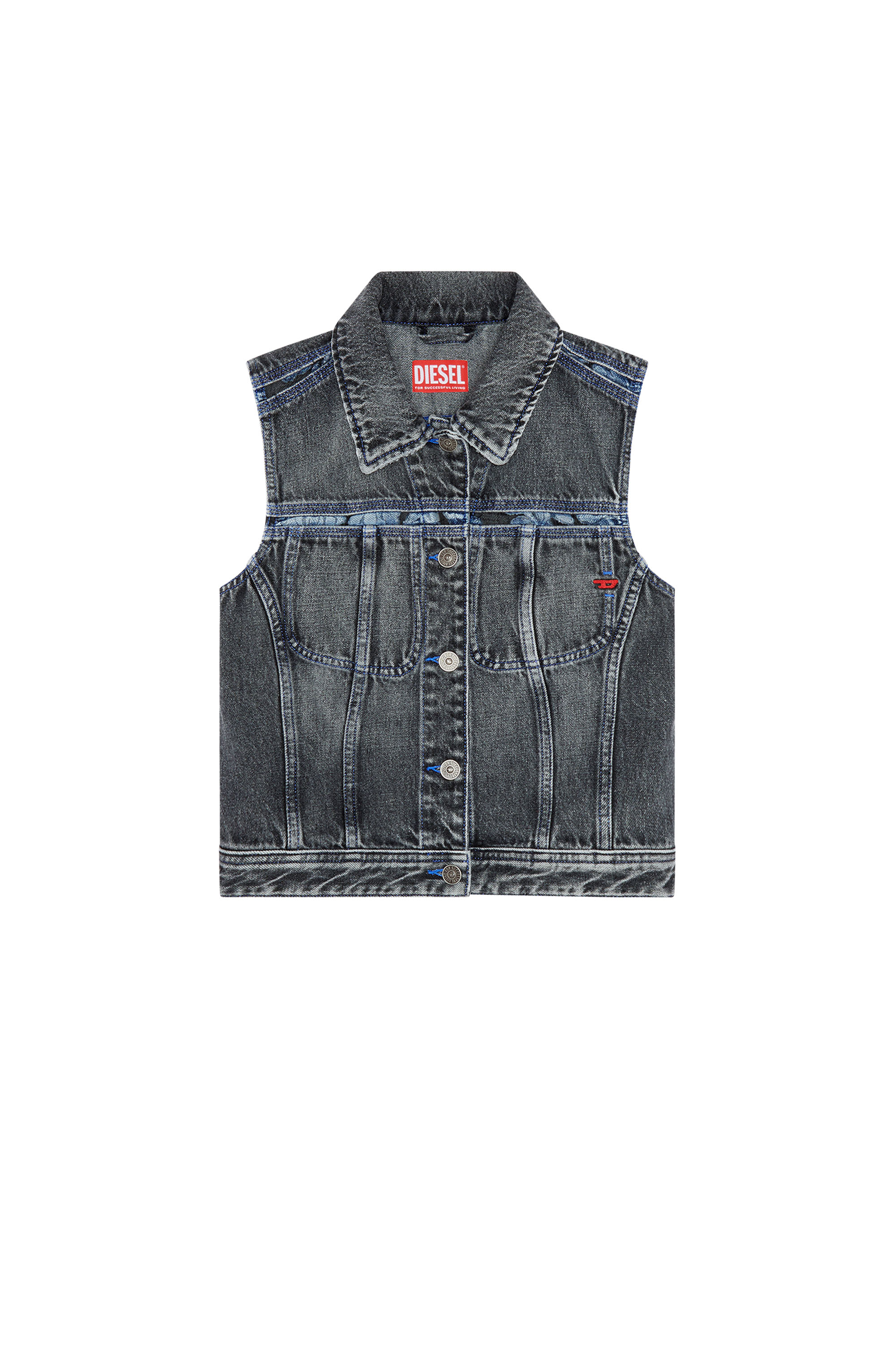 Diesel - DE-SLIMMY-SM-FSB, Negro/Gris oscuro - Image 3