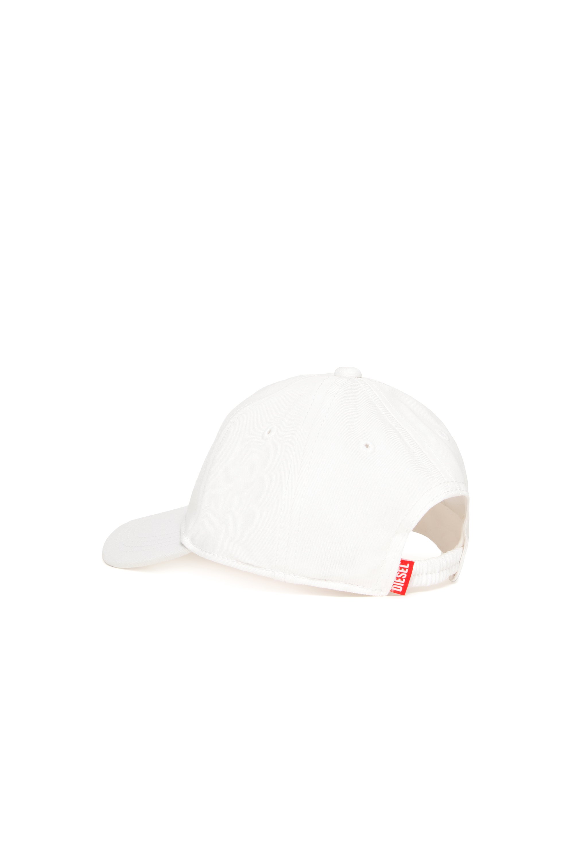 Diesel - FPRITTILB, Unisex's Denim baseball cap with dégradé logo in White - 2