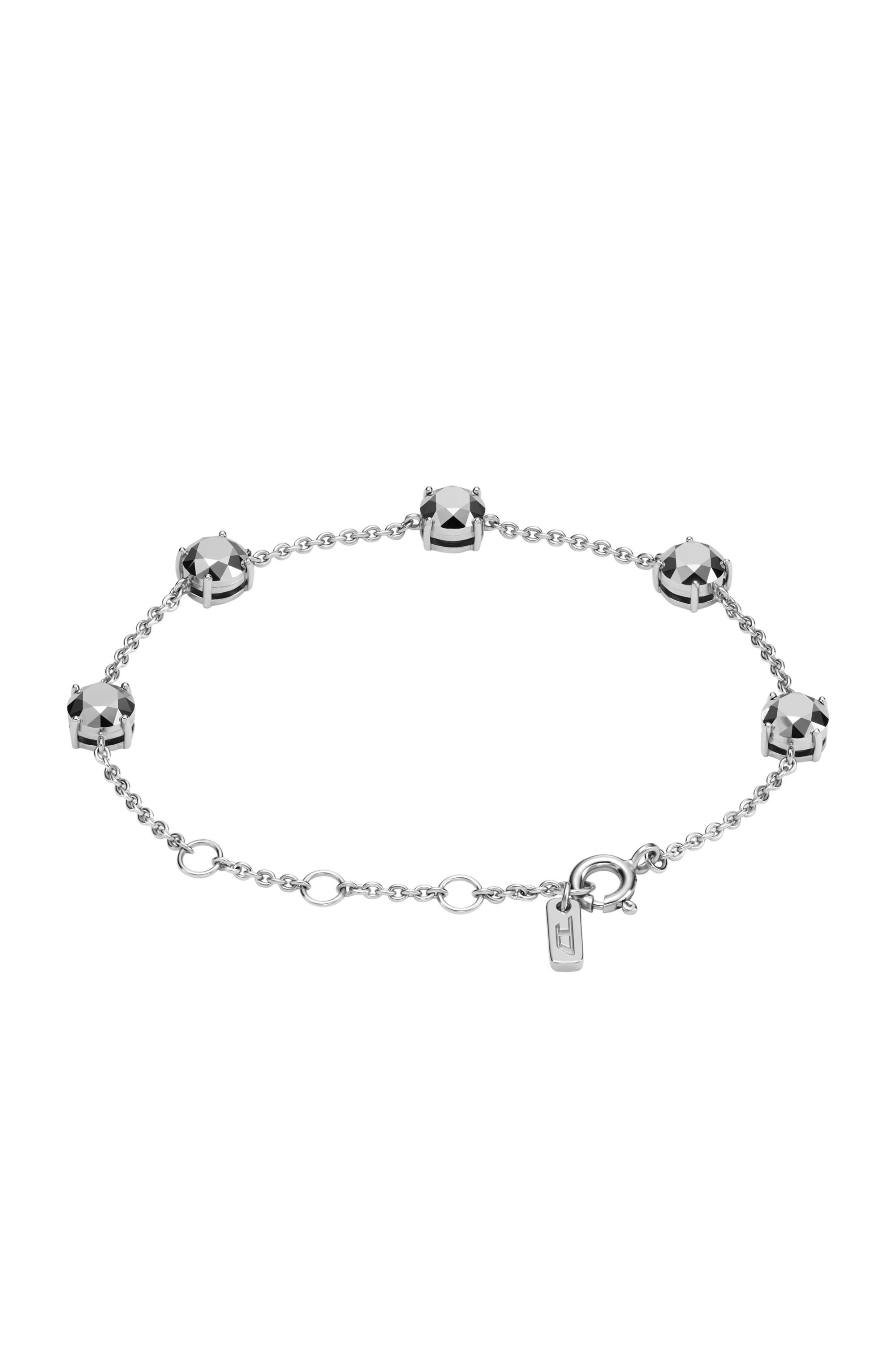 Diesel - DL1358040 STERLING SILVER JEWEL, Pulsera de cadena de plata esterlina Unisex in Plateado - 2