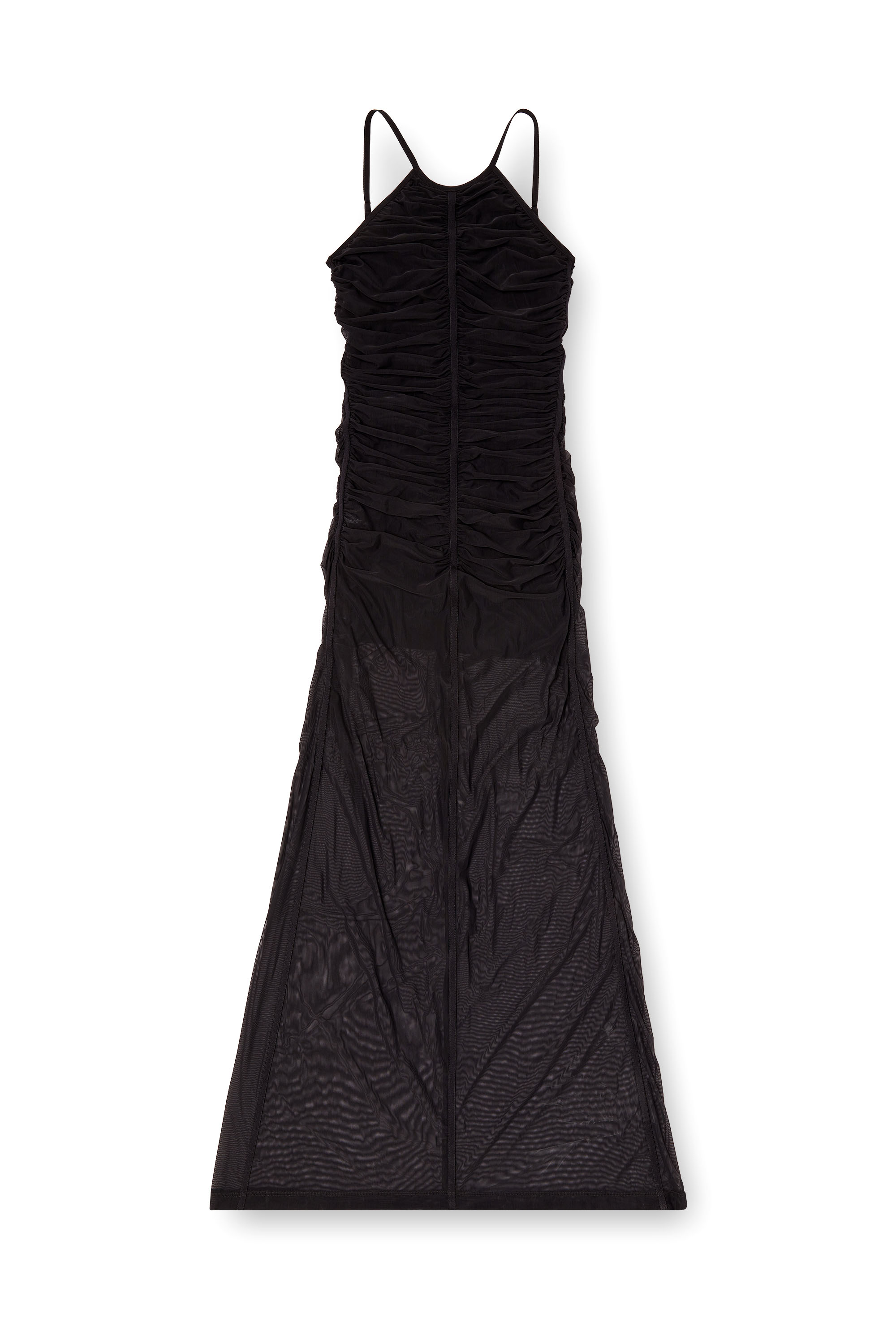 Diesel - D-AMAMI, Maxivestido con tirantes muy finos Mujer in Negro - 1