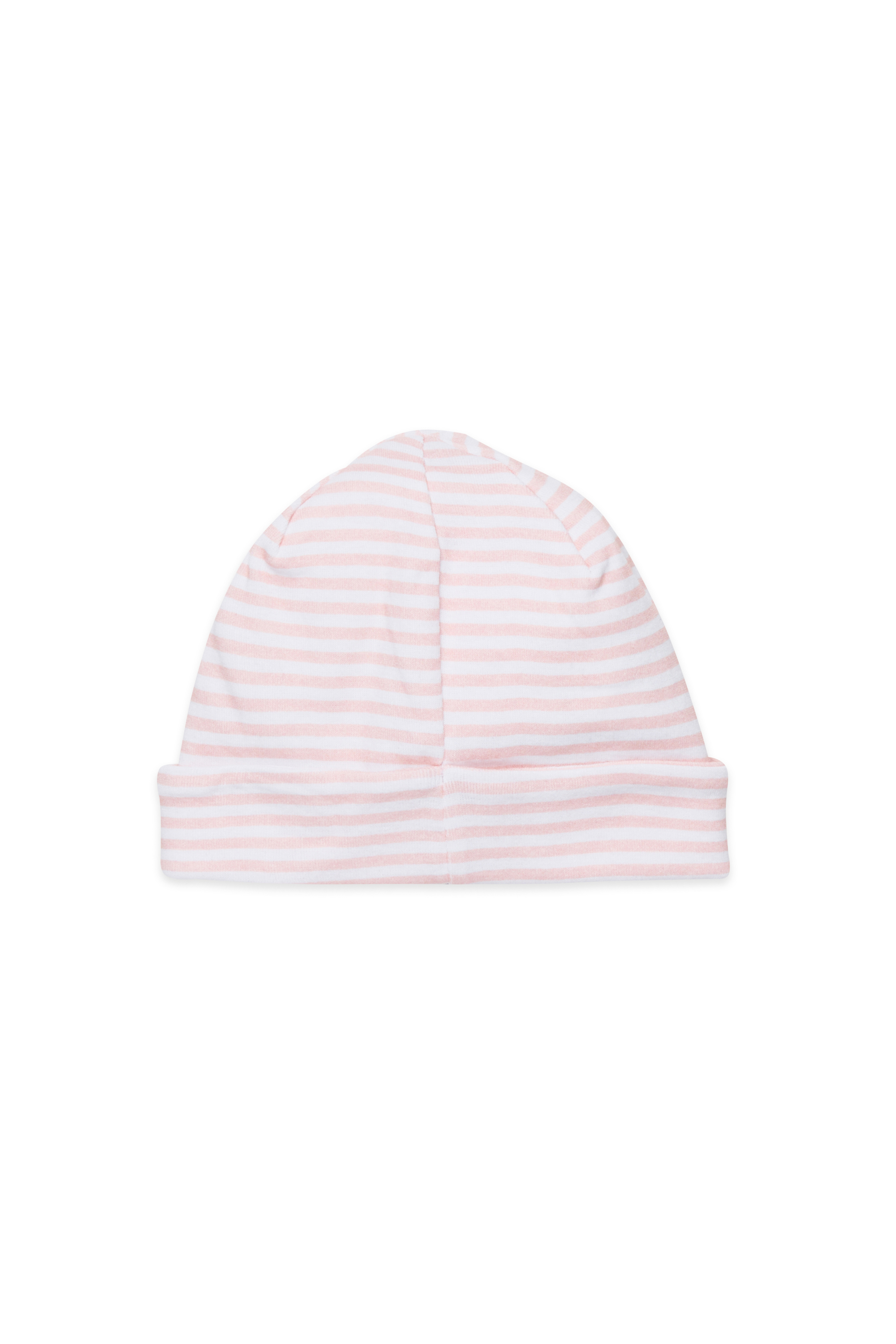 Diesel - FLILLY-NB, Gorro de algod&oacute;n a rayas Unisex in Rosa - 2