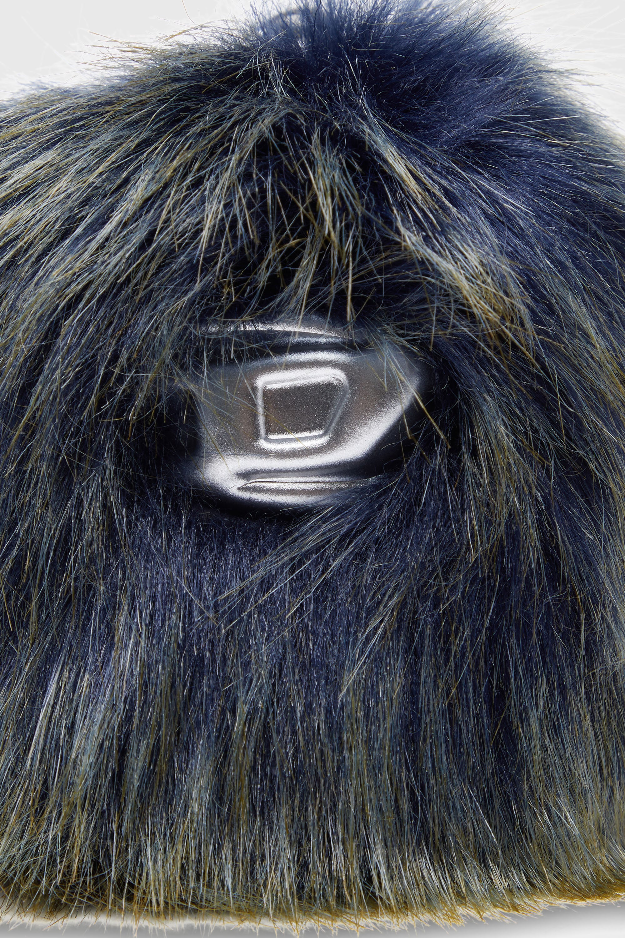 Diesel - MONSTER, Llavero peludo con colgante Unisex in Azul marino - 2