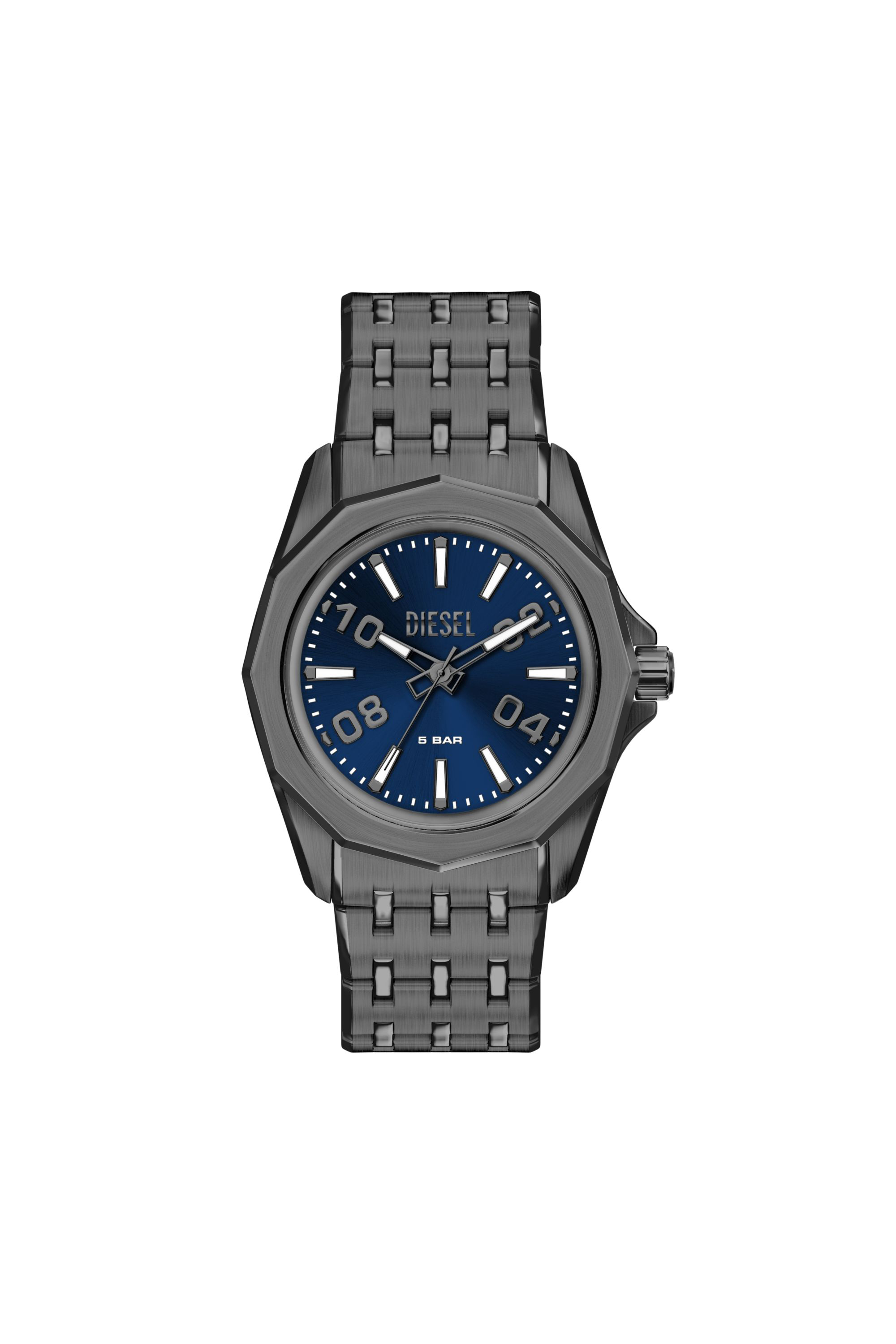 Diesel - DZ2238 WATCH, Reloj Stinger de acero inoxidable gunmetal Hombre in Gris - 1