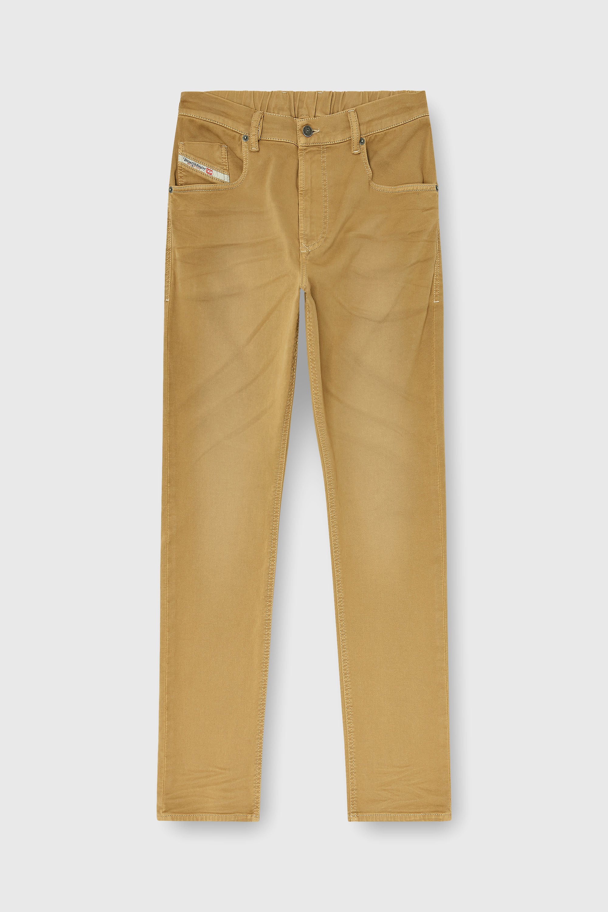 Diesel - Regular 2032 D-Krooley-BW Joggjeans&reg; 0670M Hombre, Beige Oscuro - 2