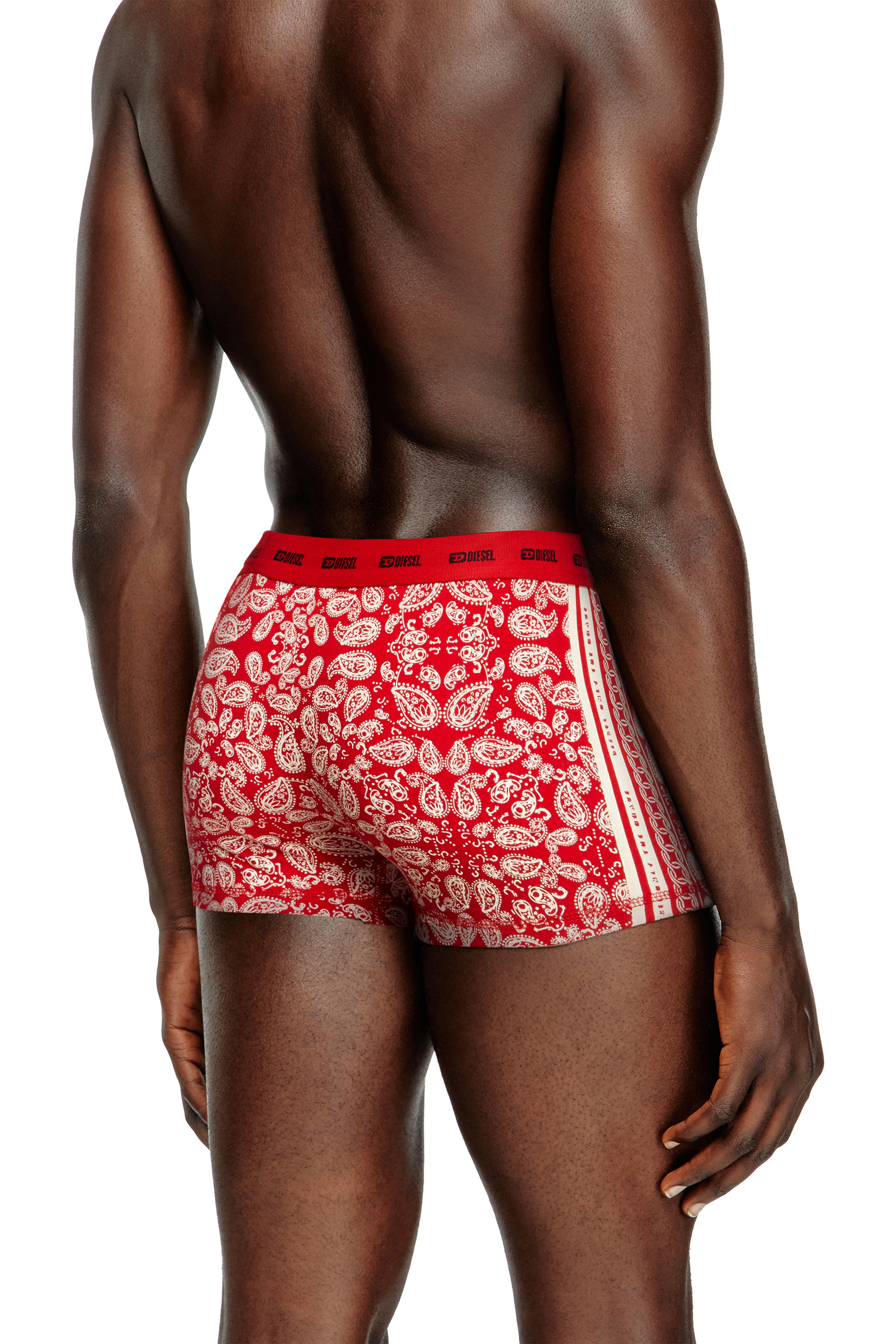 Diesel - DAMIEN-GFT-UTLT-3PACK, Conjunto de 3 calzoncillos de algodón elástico Hombre in Multicolor - 4