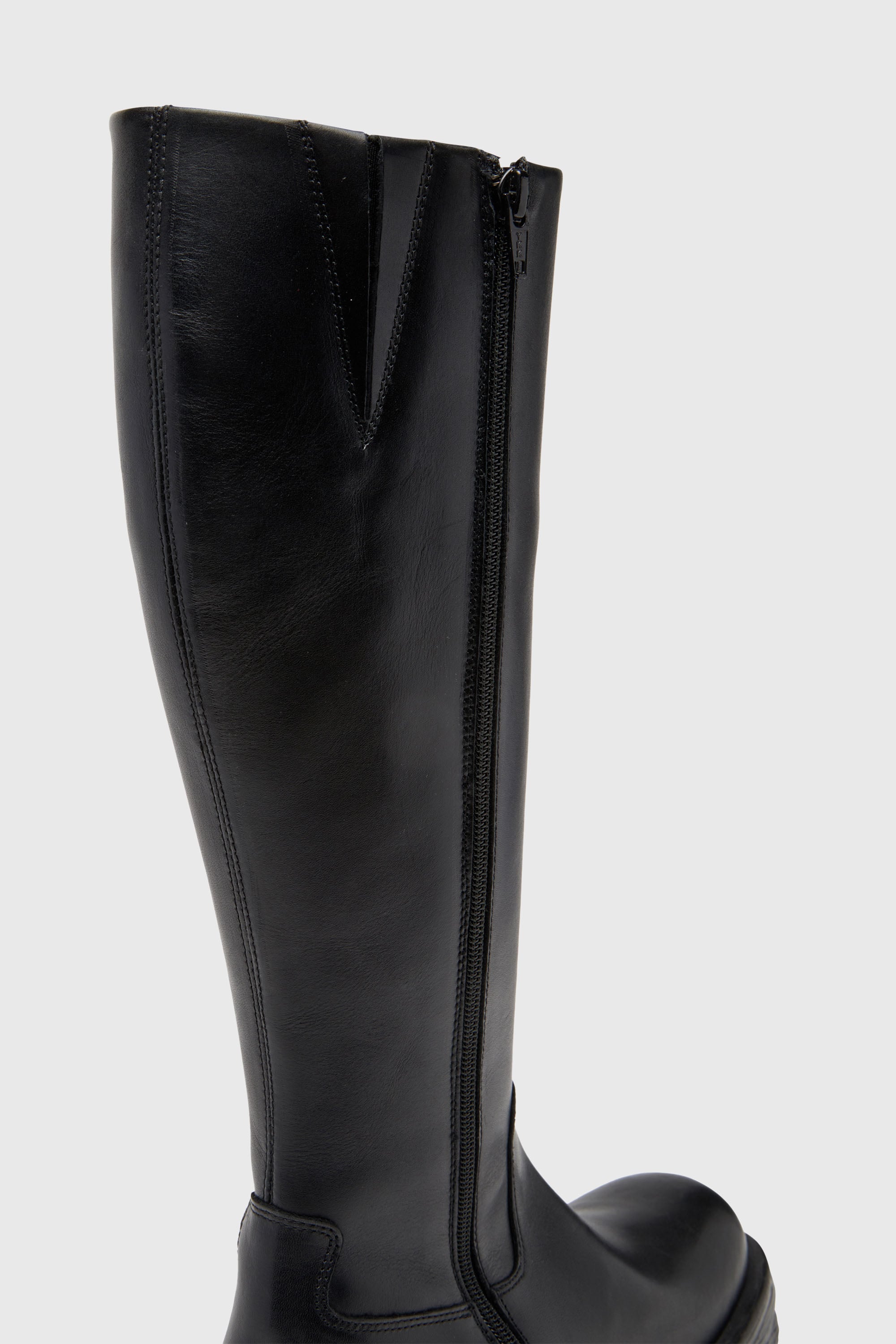 Diesel - D-HAMMER HB D W, D-Hammer-Botas hasta la rodilla de cuero Mujer in Negro - 4