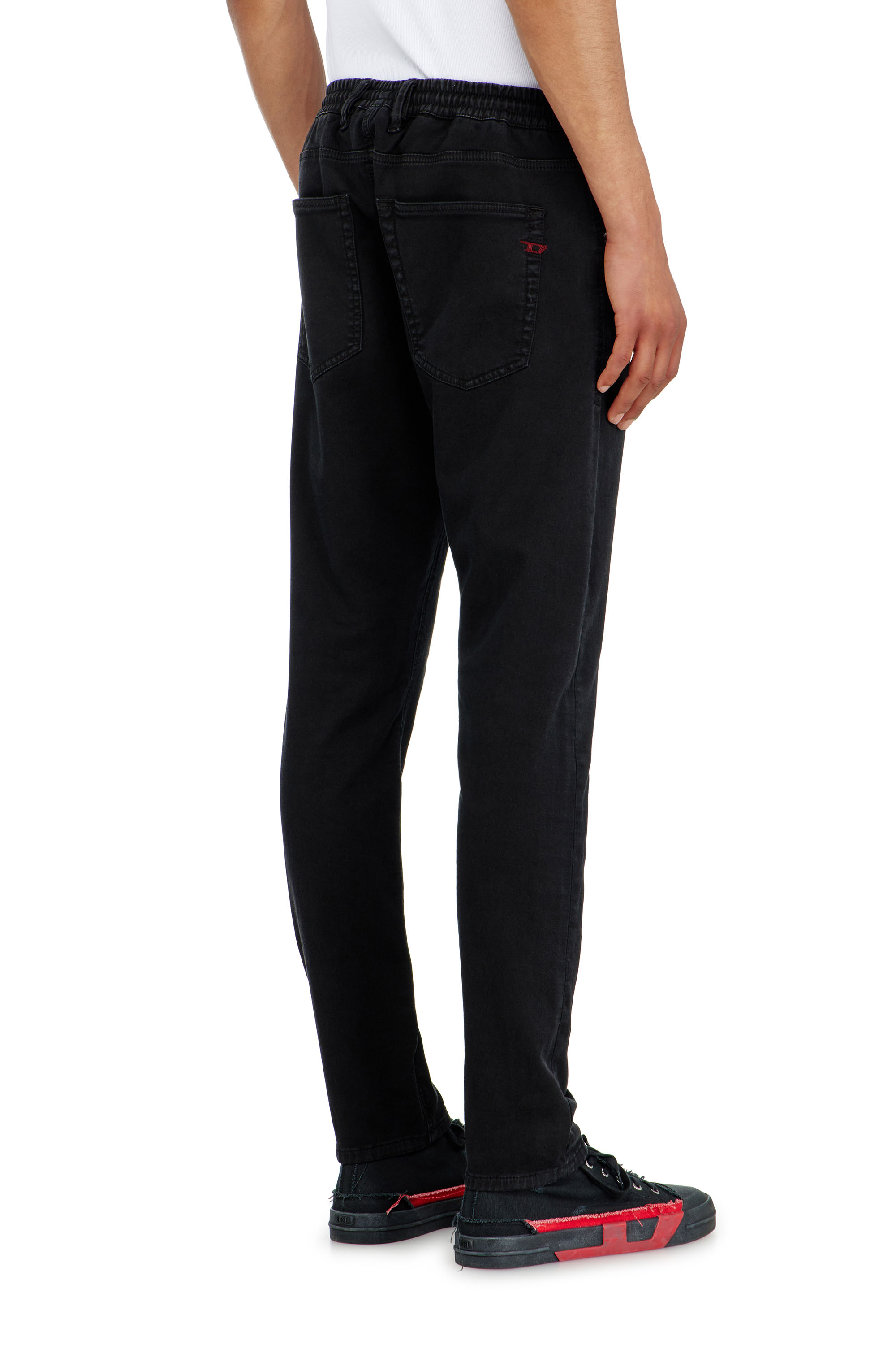 Diesel - Regular 2032 D-Krooley Joggjeans&reg; 068NH Hombre, Negro/Gris oscuro - 3
