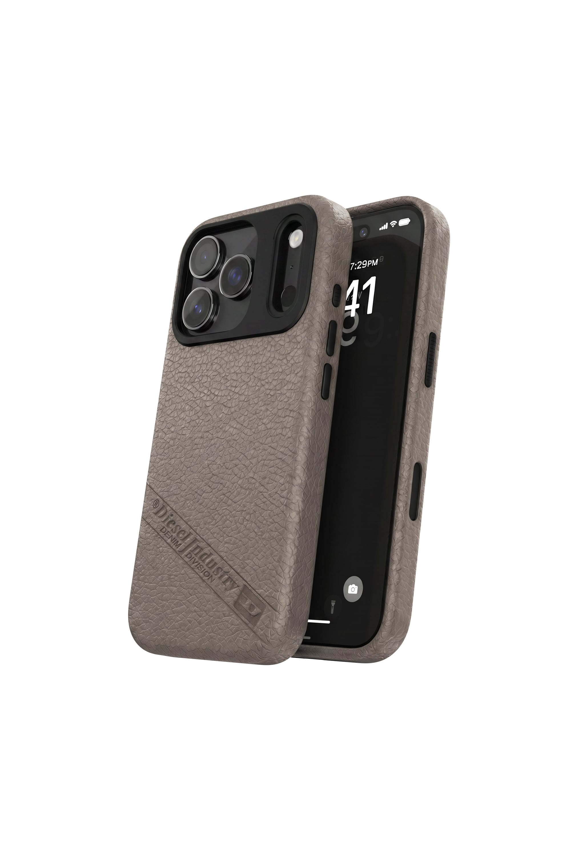 Diesel - 60644 MOULDED CASE, Funda Flag D con MagSafe para iPhone 17 Pro Unisex in Beige - 3