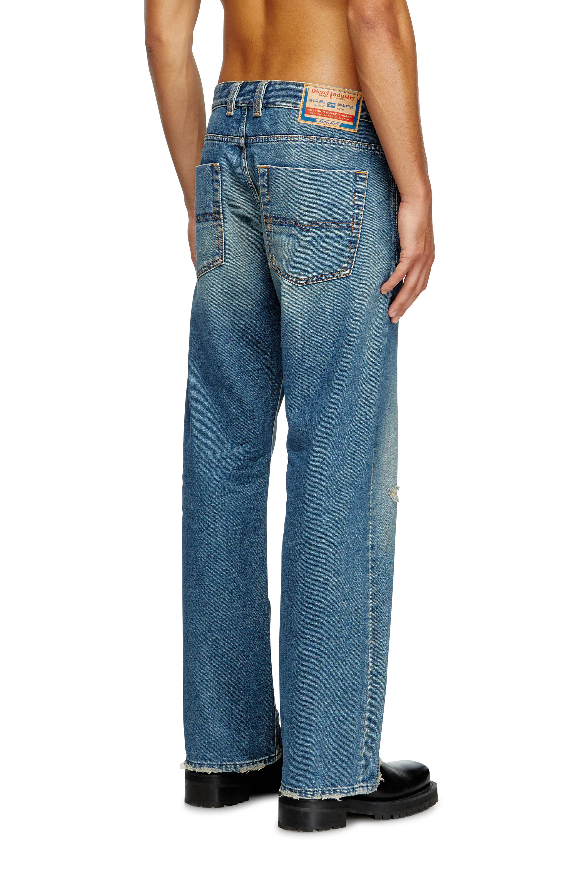 Relaxed Jeans 1980 D-Eeper 09J79, Azul medio Diesel - Relaxed Jeans 1980 D-Eeper 09J79 Hombre, Azul medio - 4