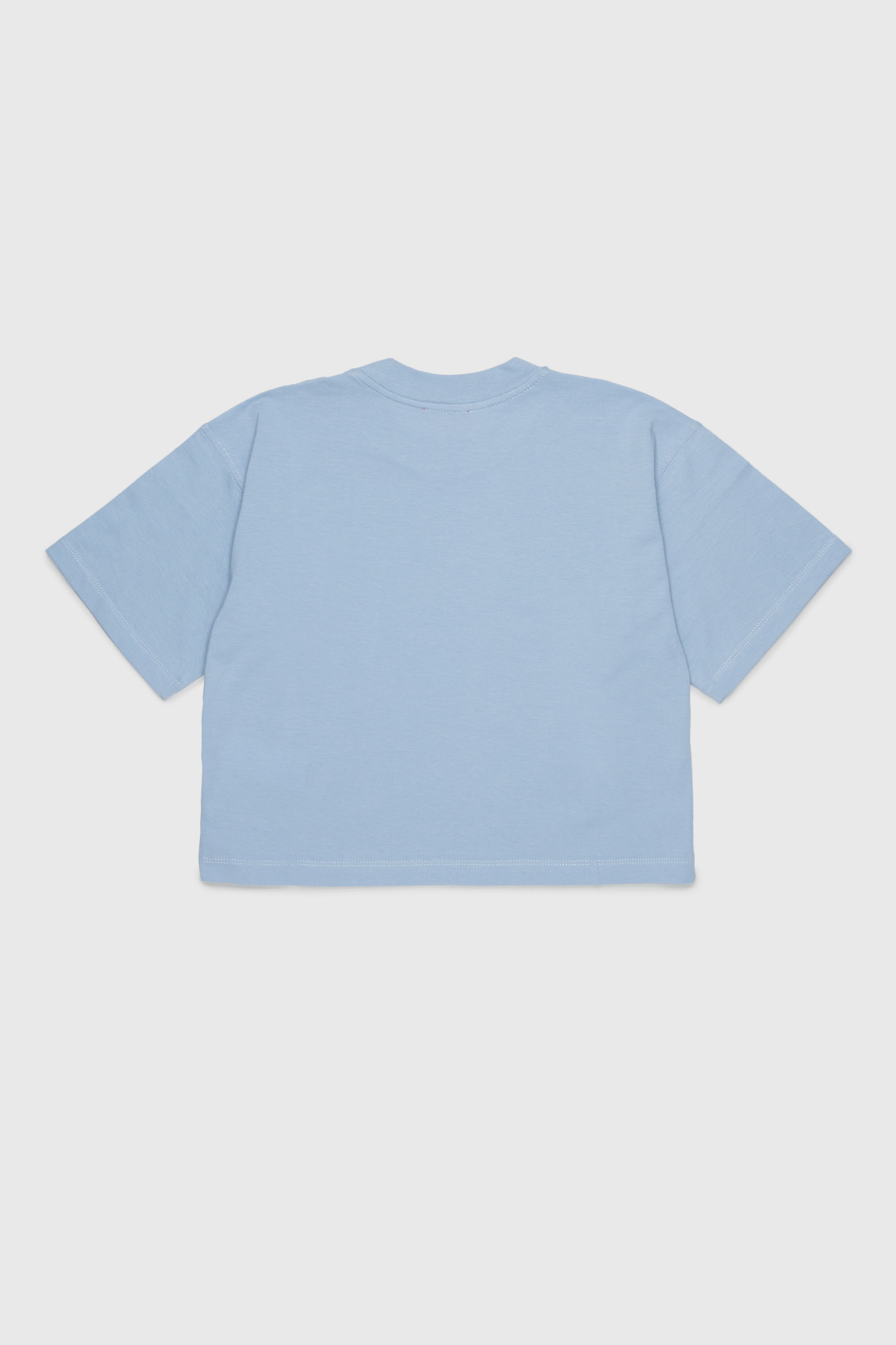 Diesel - TLIXIN, Cropped T-shirt con logo Oval D Mujer in Azul marino - 2