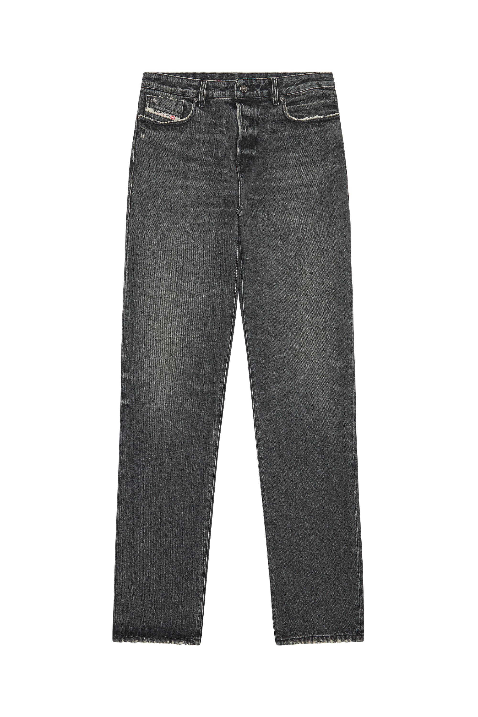 Diesel - 1955 007K8 Straight Jeans, Negro/Gris oscuro - Image 5