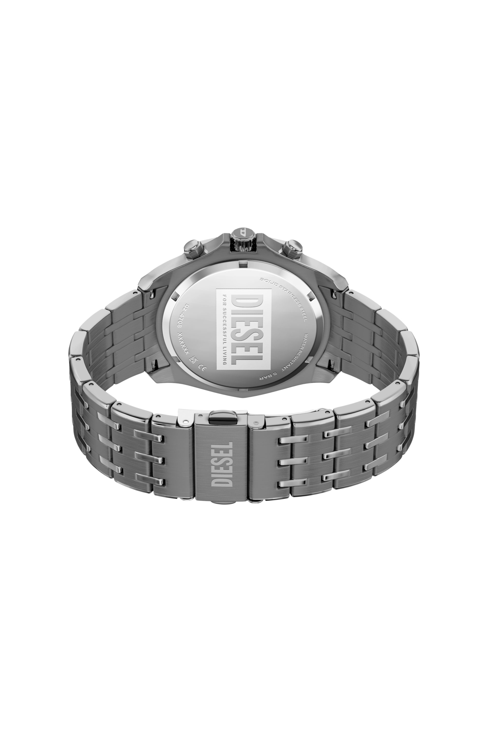 Diesel - DZ4708 WATCH, Reloj Stinger de acero inoxidable color gunmetal Hombre in Gris - 5