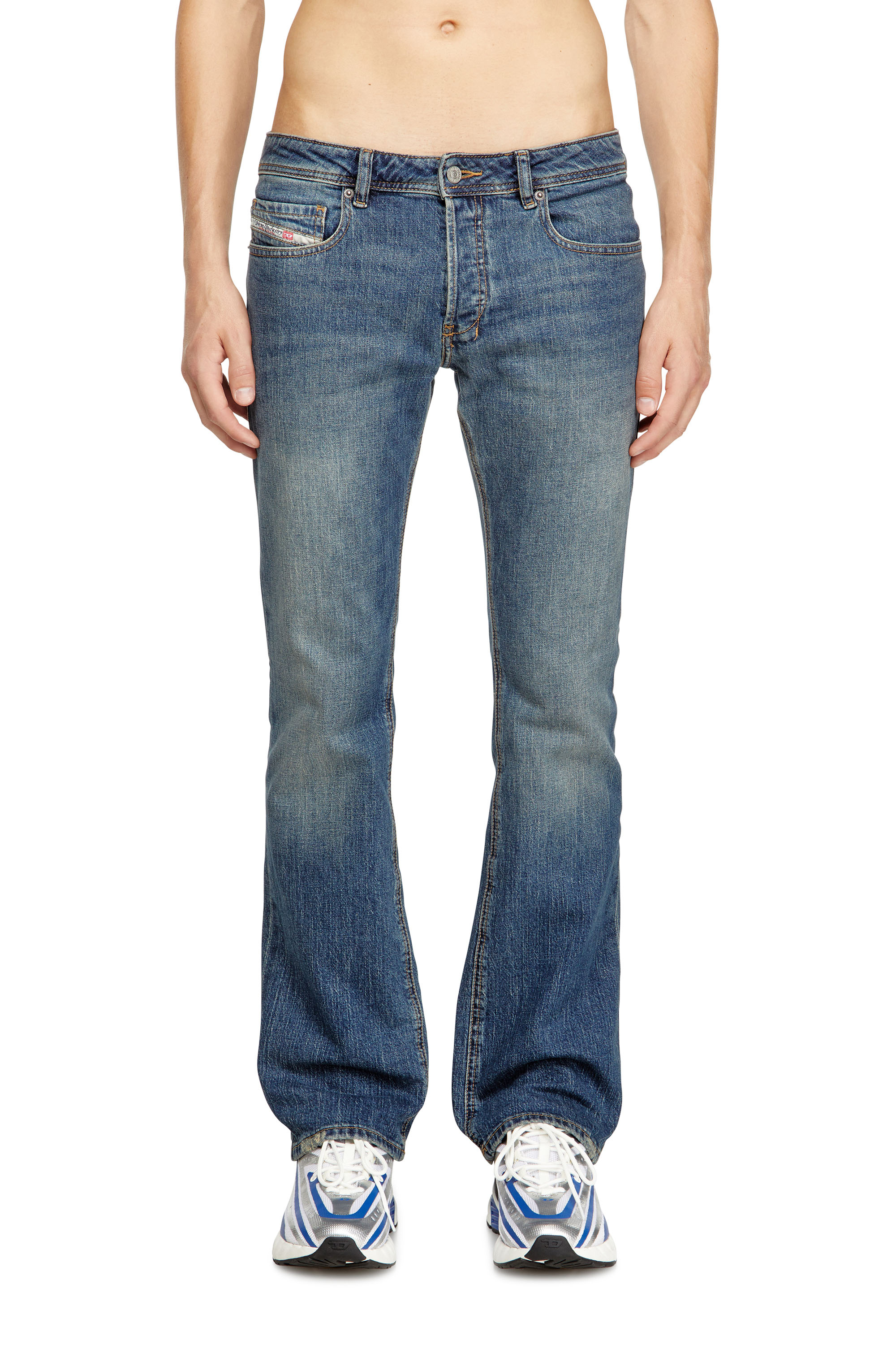 Diesel - Bootcut Jeans 2007 Zatiny 0DBDU Hombre, Azul medio - 1