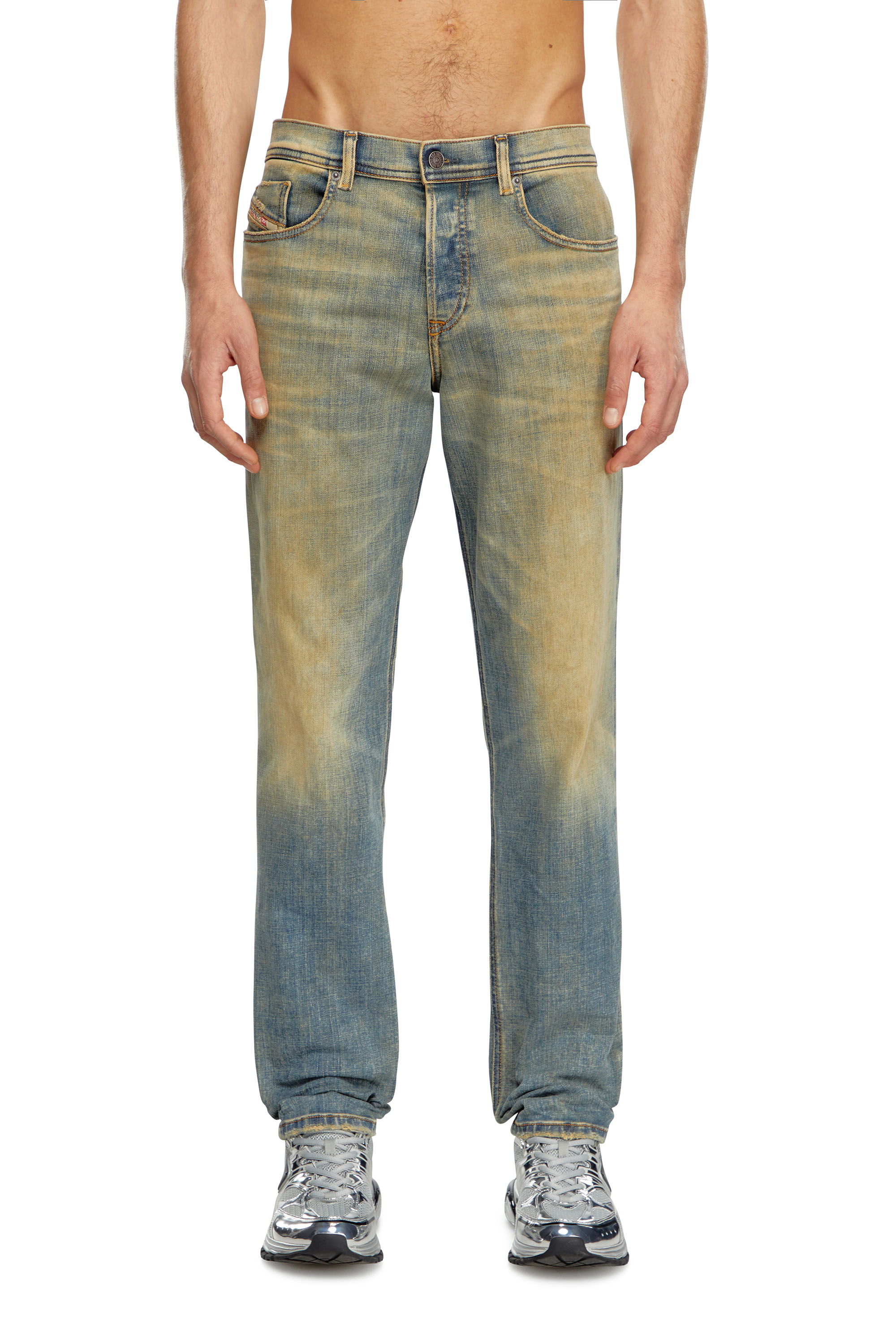 Diesel - Tapered Jeans 2023 D-Finitive 09J51, Hombre Tapered Jeans - 2023 D-Finitive in Azul marino - Image 1