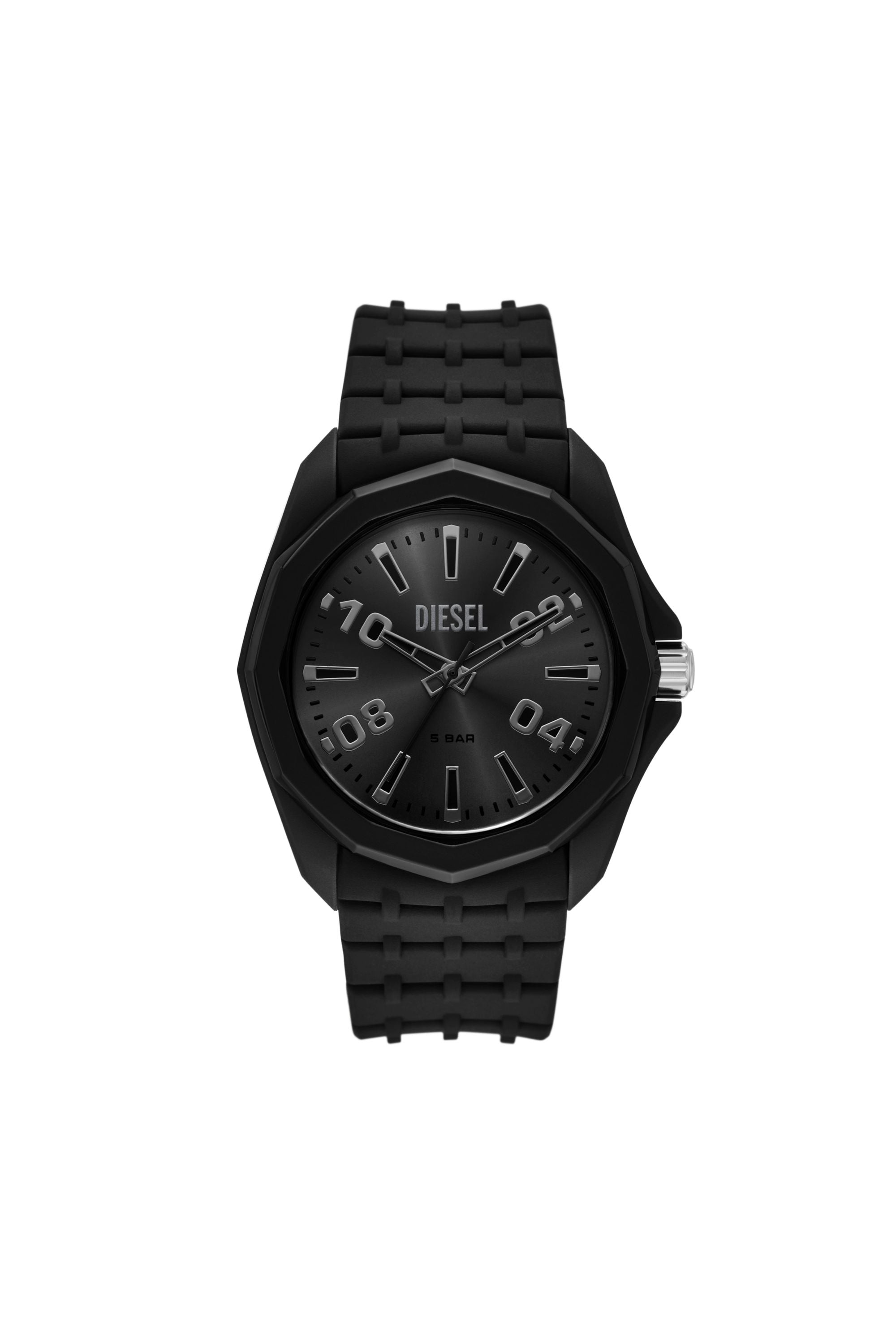 Diesel - DZ2243 WATCH, Reloj Stinger de silicona negra Hombre in Negro - 1