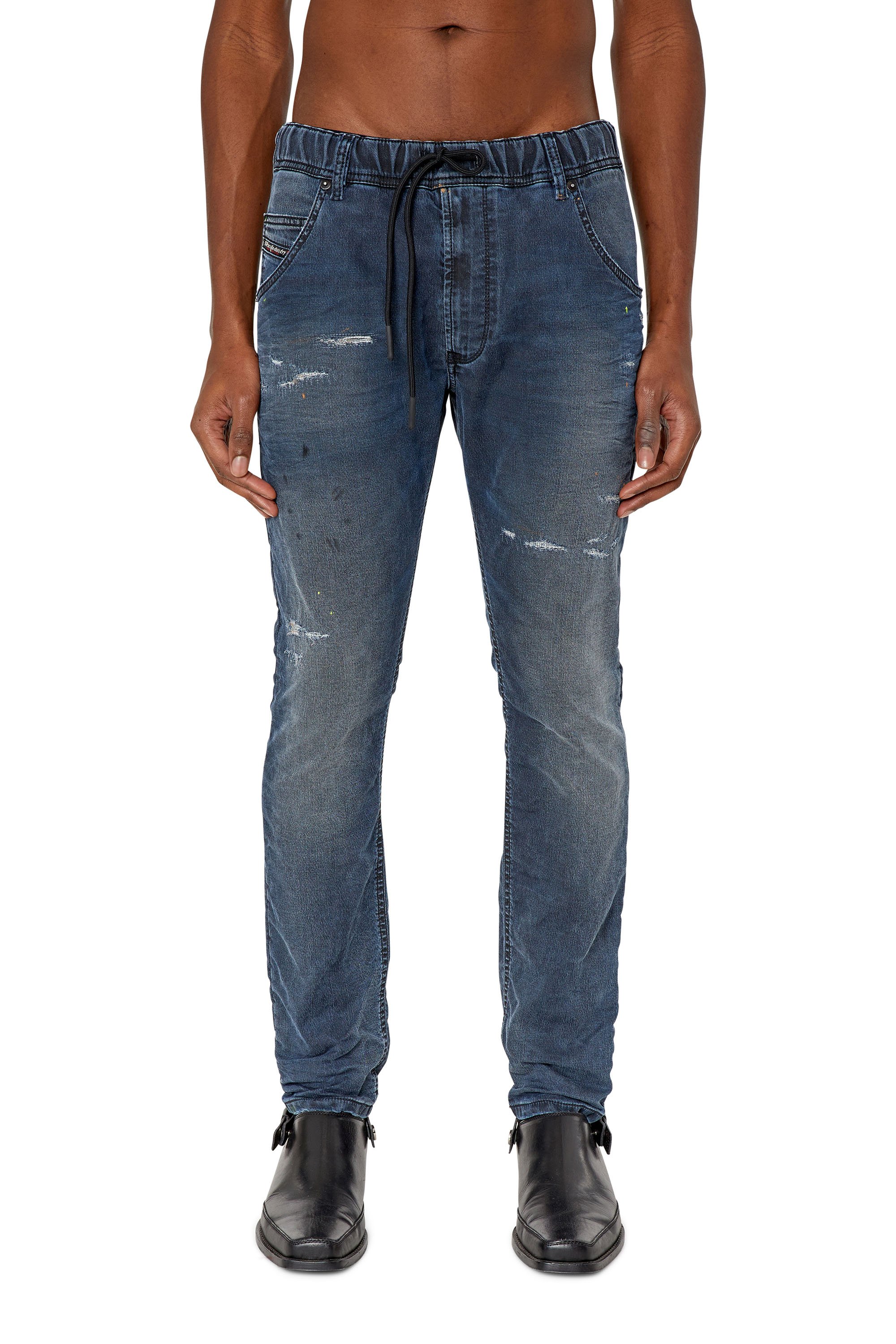 Diesel - Krooley JoggJeans® 069QH Tapered, Azul Oscuro - Image 1