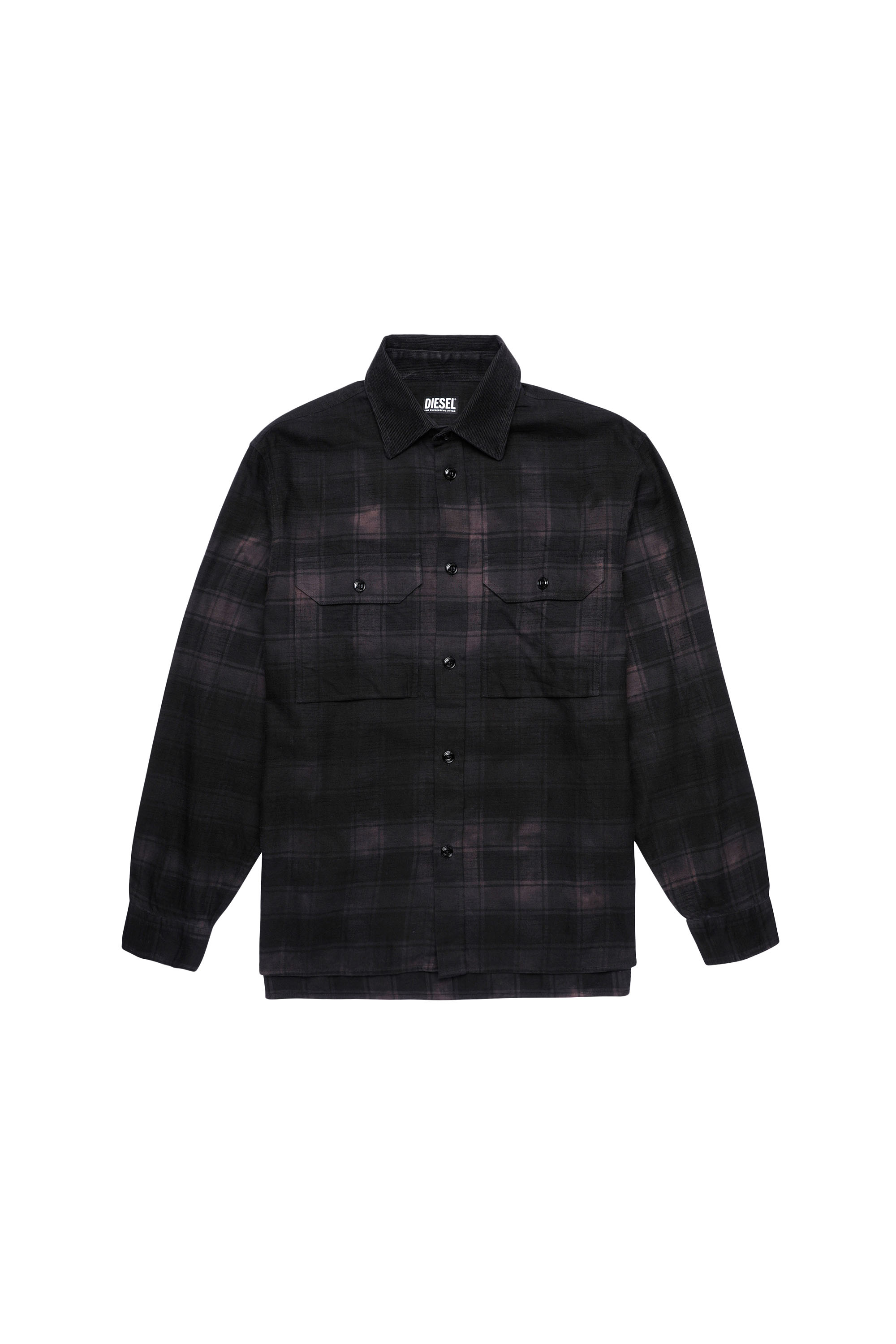 S-JESS-DIP, Negro/Morado - Camisas