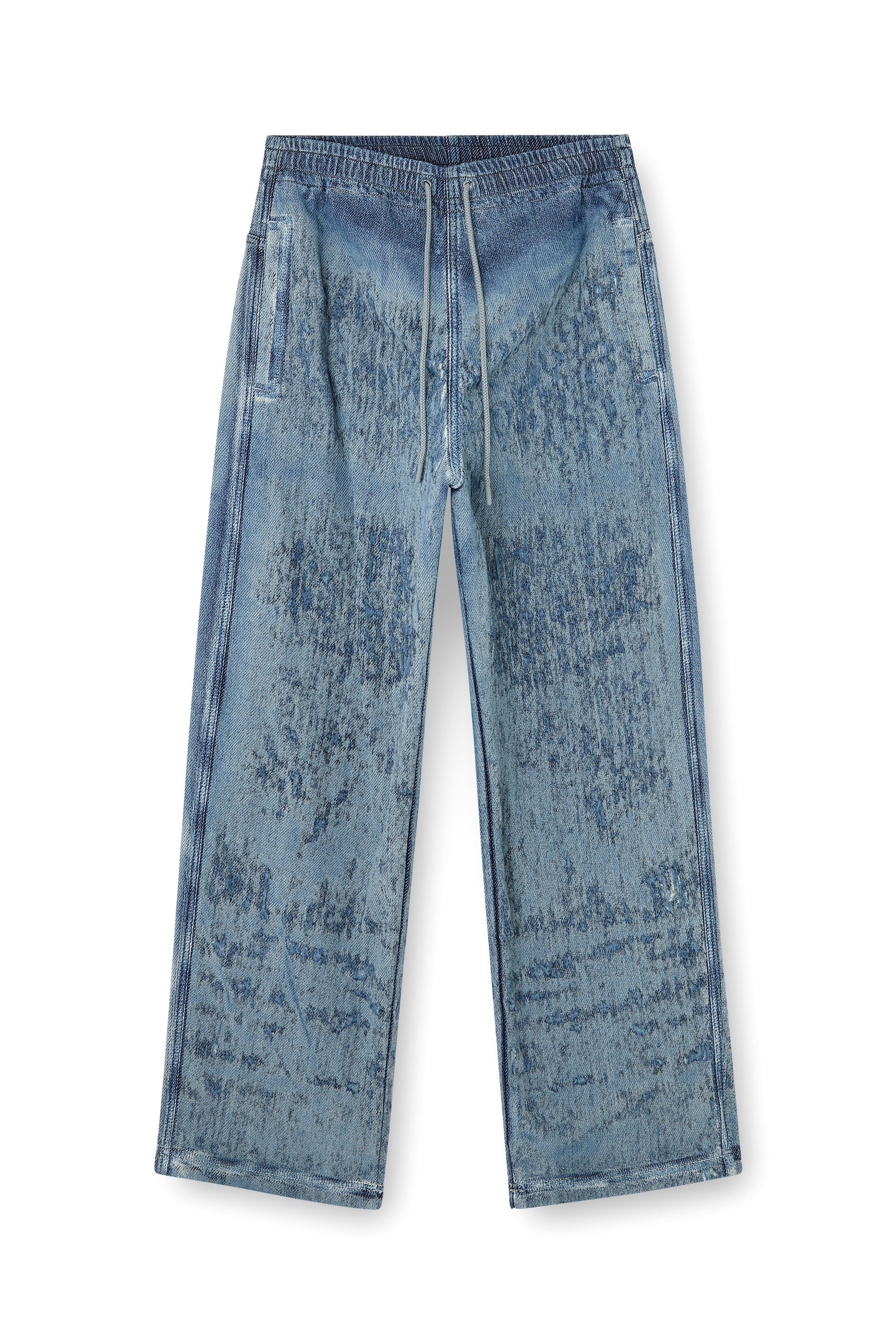 Diesel - Relaxed Jeans D-Enimos 068RQ Hombre, Azul medio - 3