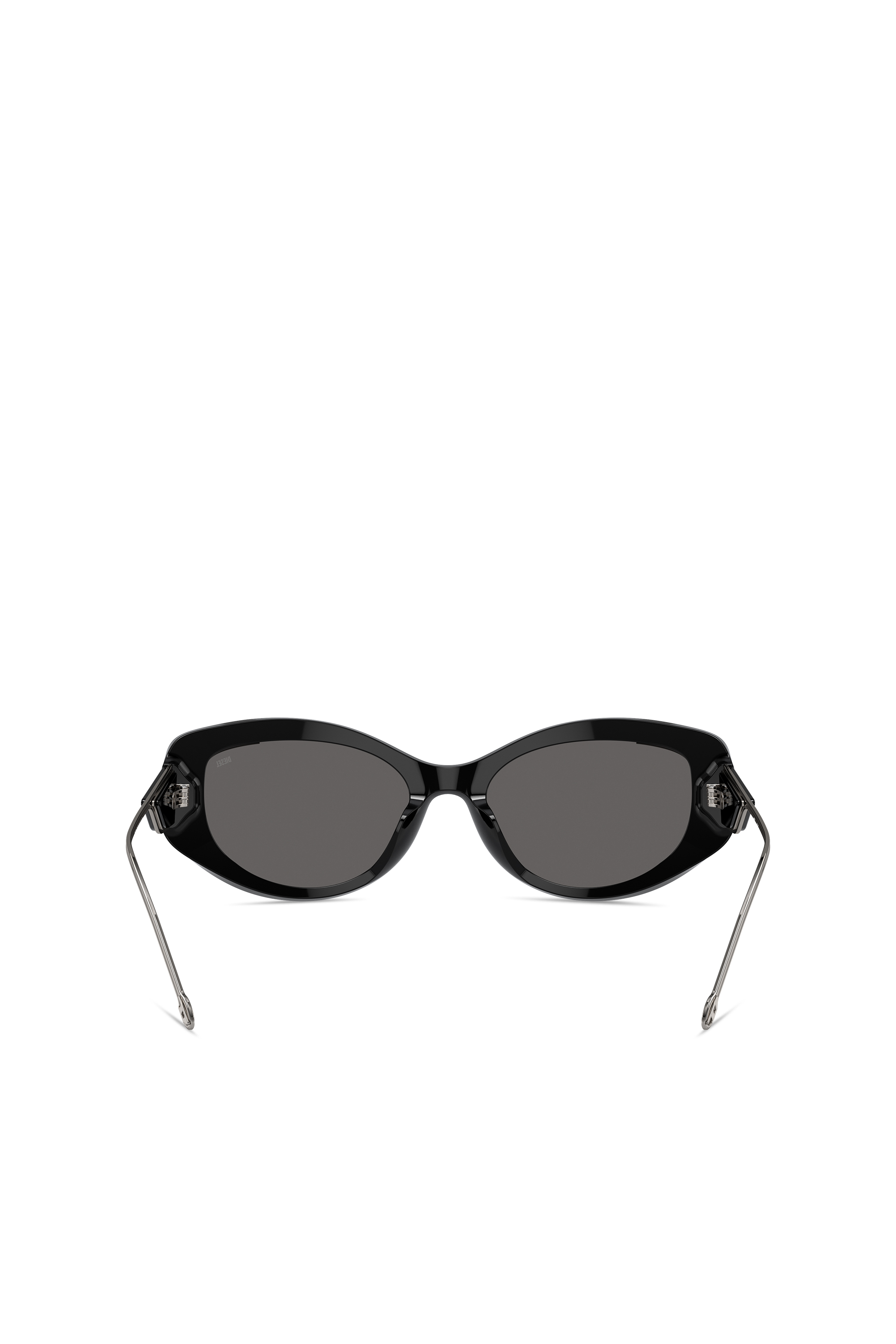Diesel - 0DL2001, Unisex Cat-eye style sunglasses in Black - Image 3
