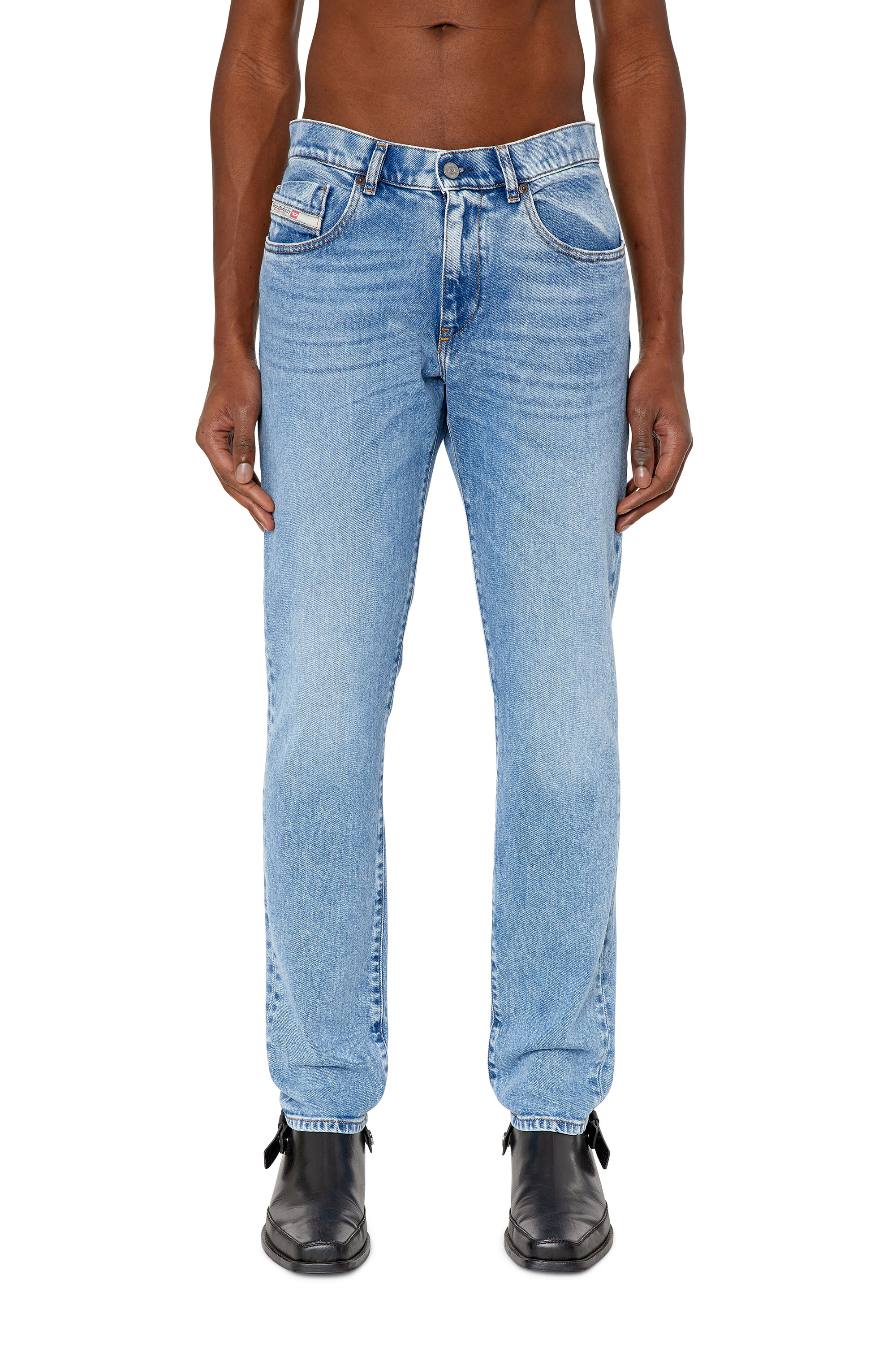 Slim Jeans 2019 D-Strukt 9B92L, Azul Claro - Vaqueros