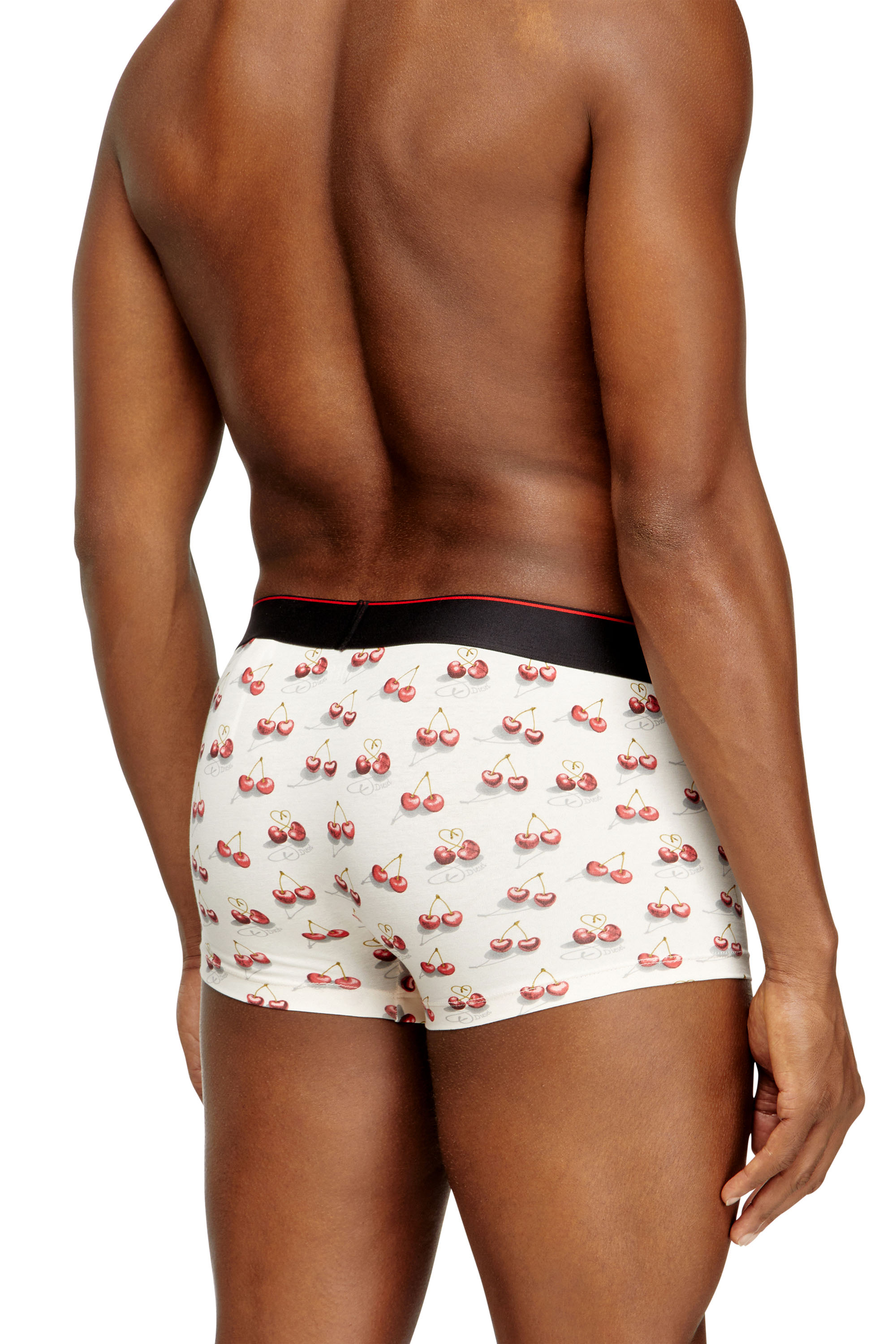 Diesel - DAMIEN-GFT-3PACK, Paquete de 3 bóxers con corazones de cereza Hombre in Blanco - 4