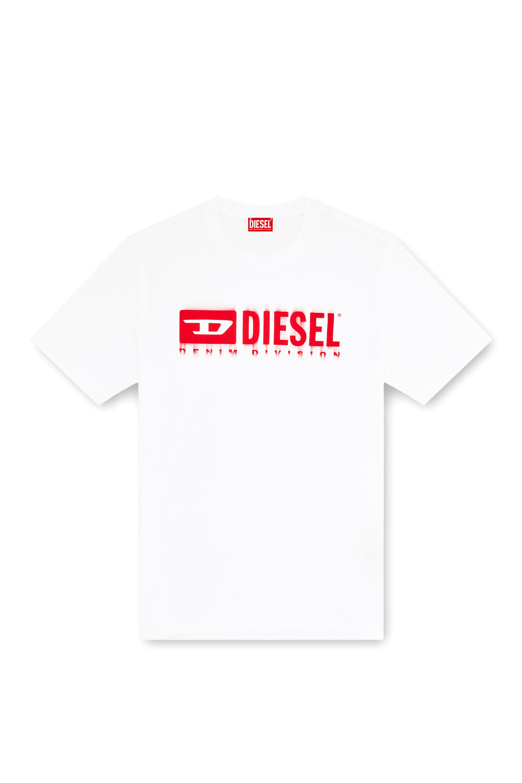 Diesel - T-ADJUST-Q7, Camiseta con logotipo Diesel borroso Hombre in Blanco - 2