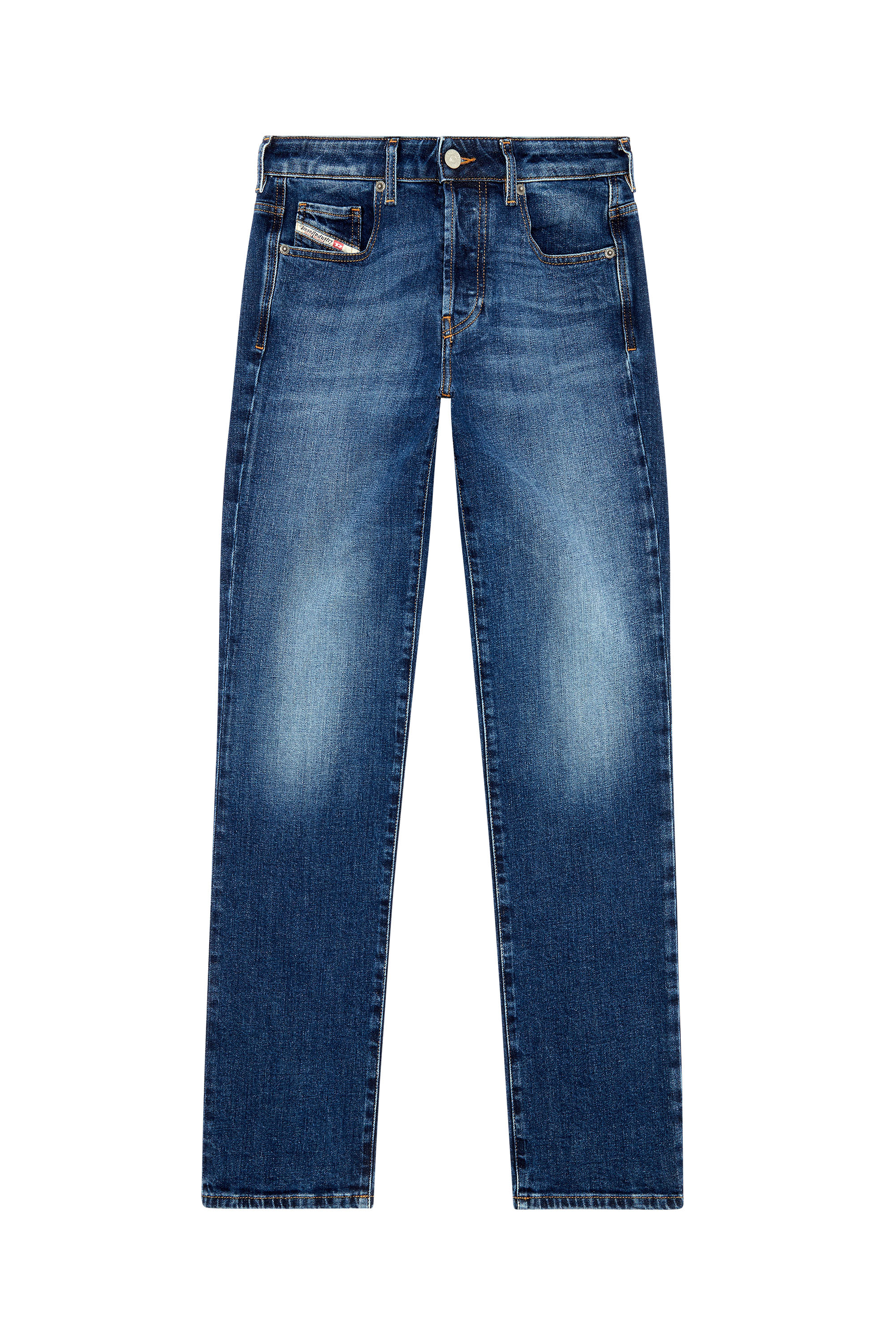 Diesel - Straight Jeans 1989 D-Mine 09I28, Azul Oscuro - Image 5
