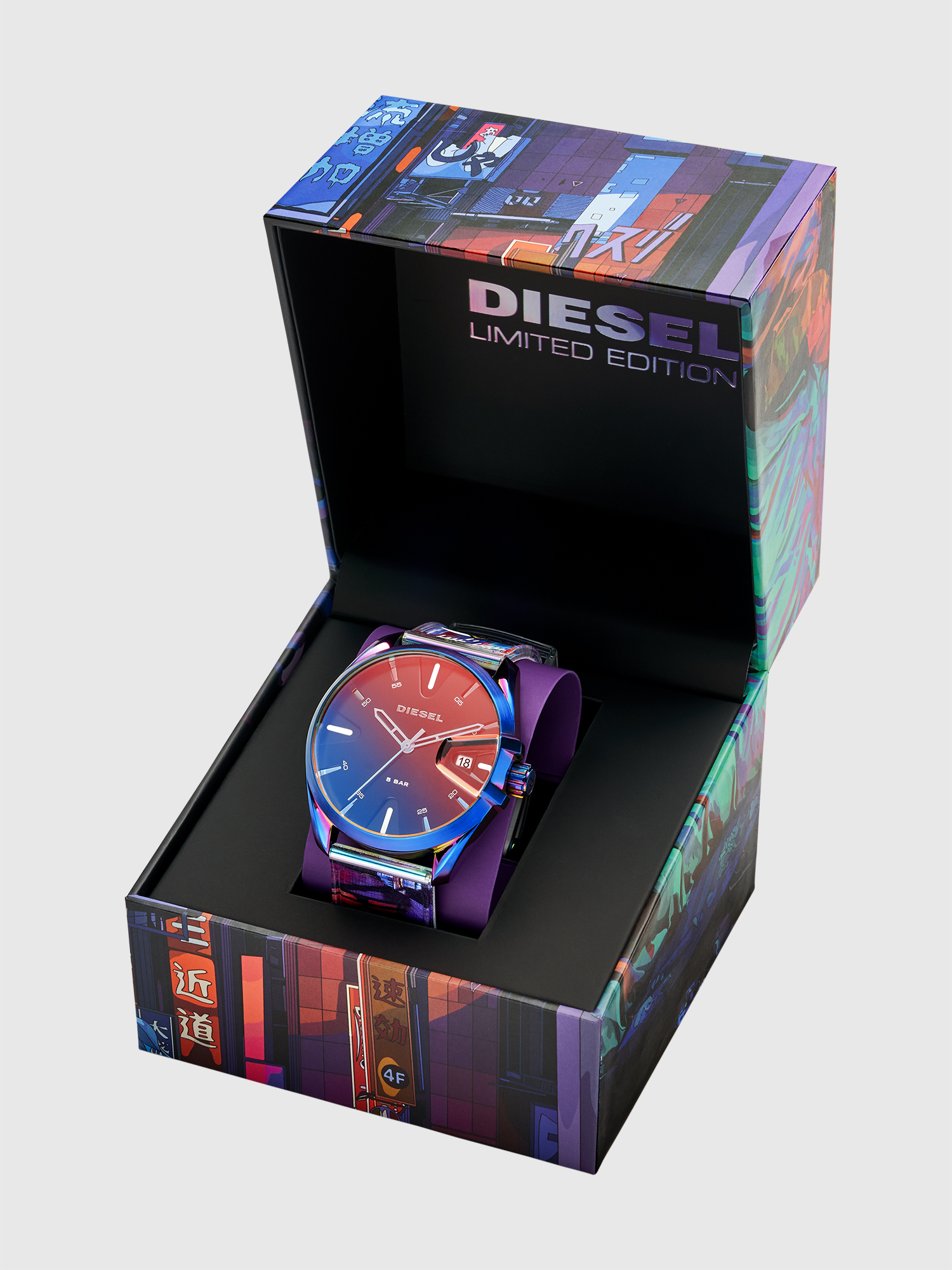 Diesel - DZ1942, Reloj MS9 de tres manecillas Mad Dog Jones Unisex in Multicolor - 5