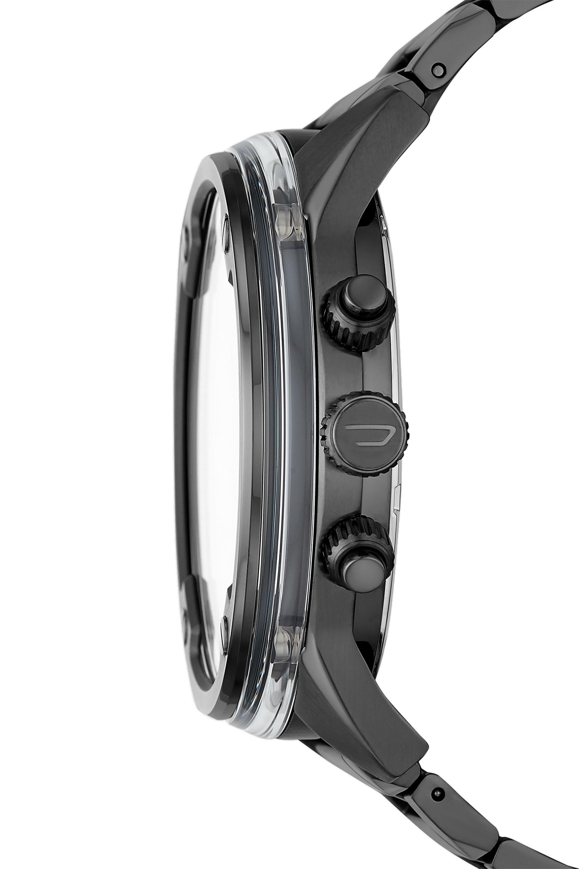 Diesel - DZ7426, Reloj Boltdown de tres agujas en acero inoxidable gris metalizado Hombre in Negro - 3