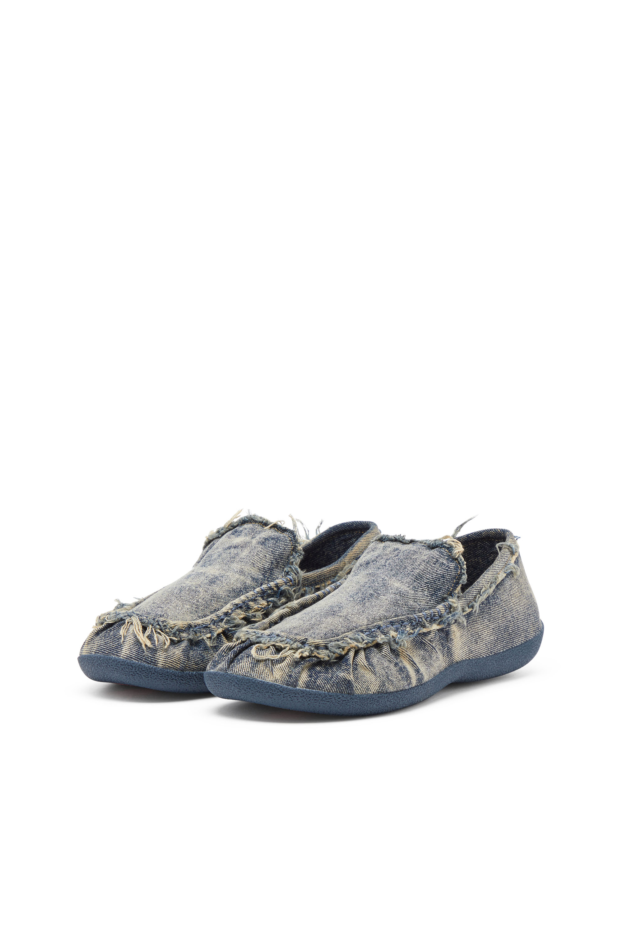 D-SHOCK MOC, Azul Diesel - D-SHOCK MOC, D-Shock-Mocasines de denim desgastado Hombre in Azul marino - 9