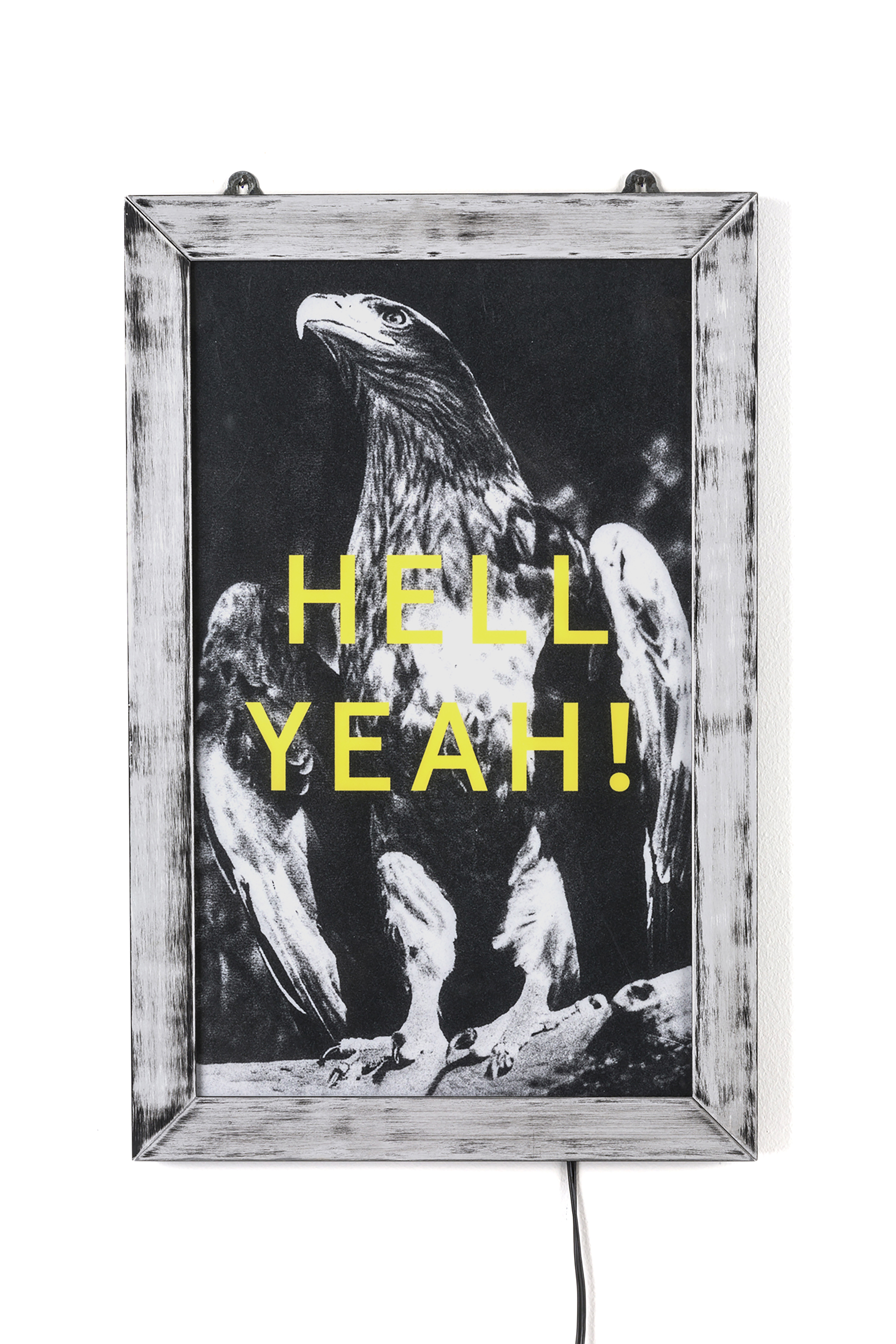 Diesel - 11011 FRAME IT!, Poster "Hell yeah!" Unisex in Plateado - 1