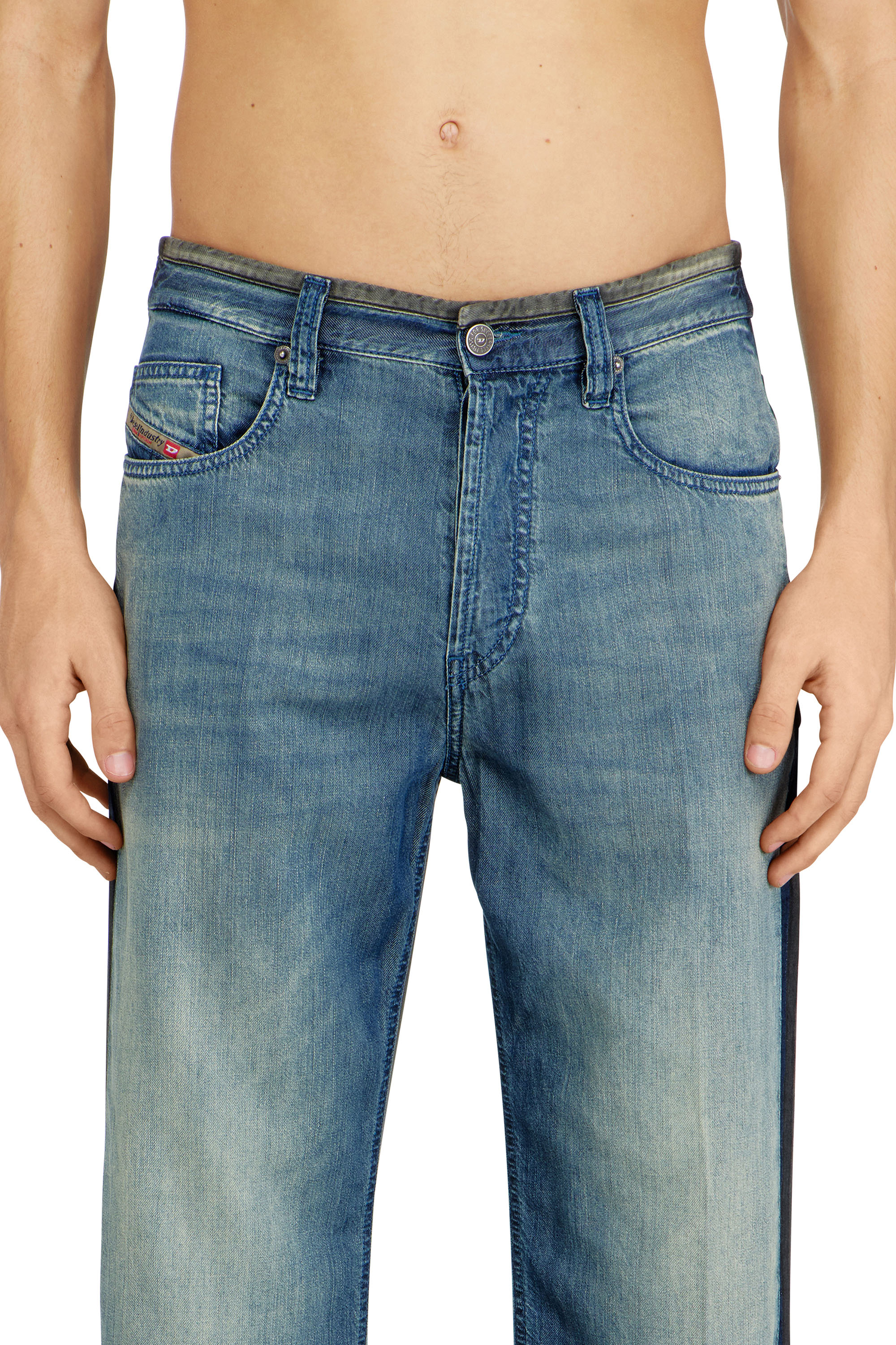 Diesel - Regular Jeans 2024 D-Macs 0CECB Hombre, Azul medio - 5