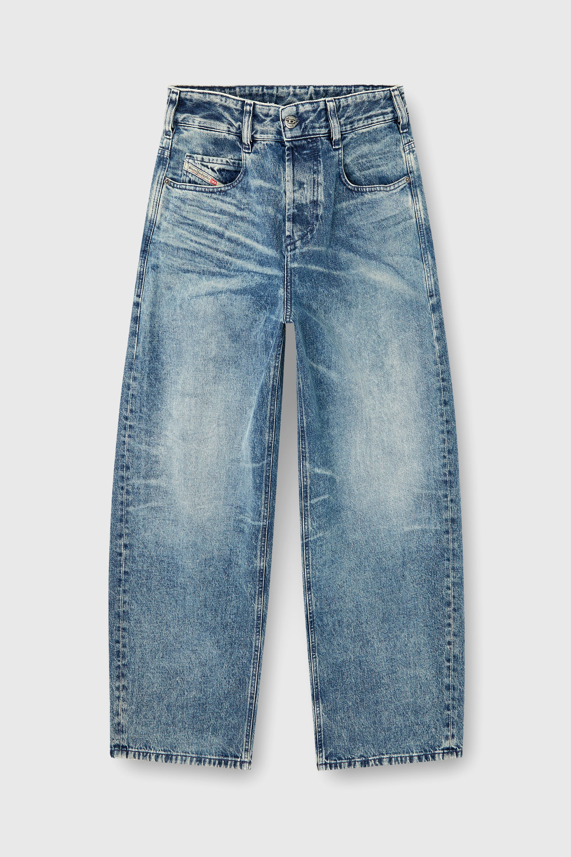 Diesel - Relaxed Jeans 1997 D-Enim 007DA Unisex, Azul Claro - 2