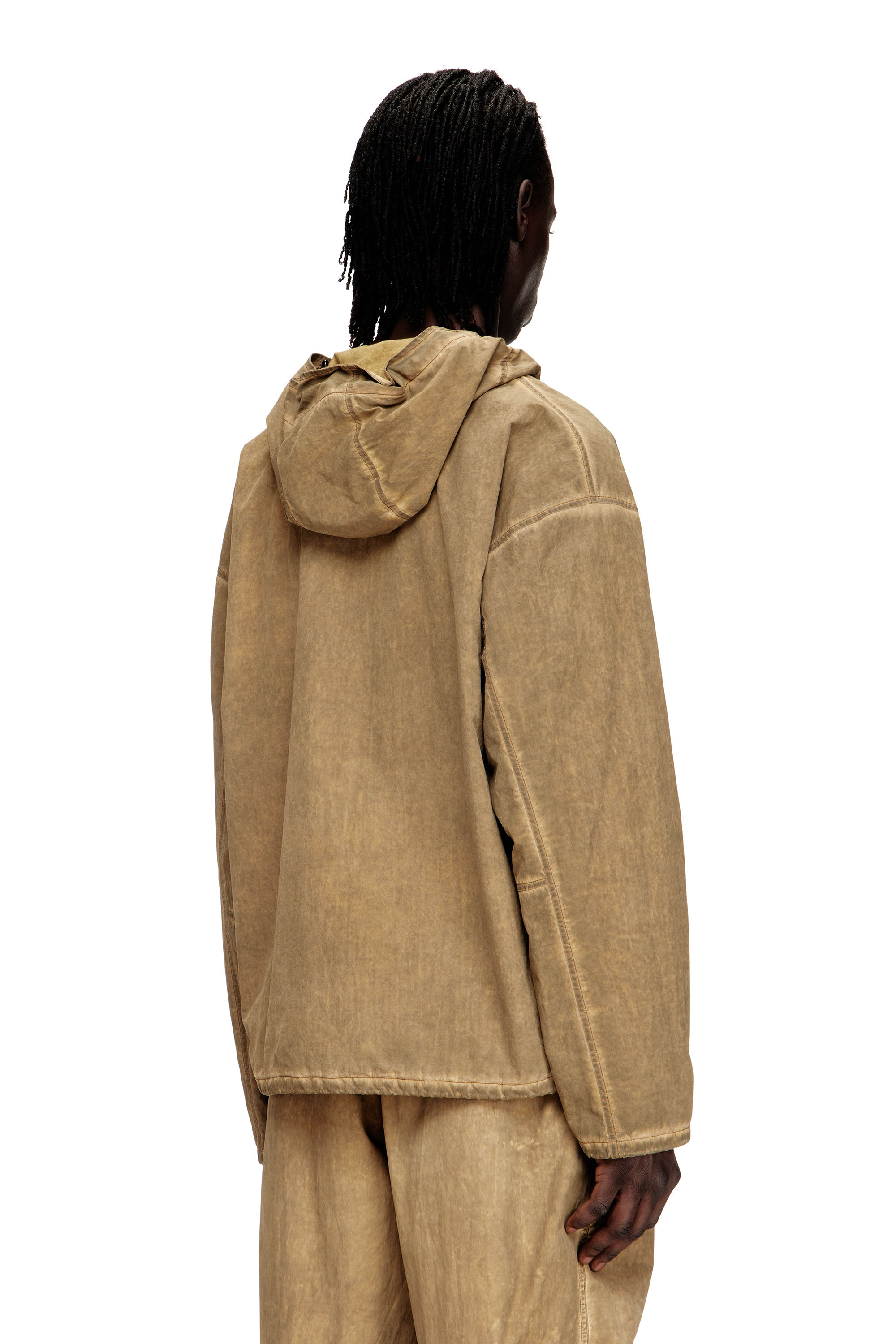 Diesel - J-SQUAD-TREAT, Chaqueta con capucha efecto suciedad en Taslan Hombre in ToBeDefined - 4