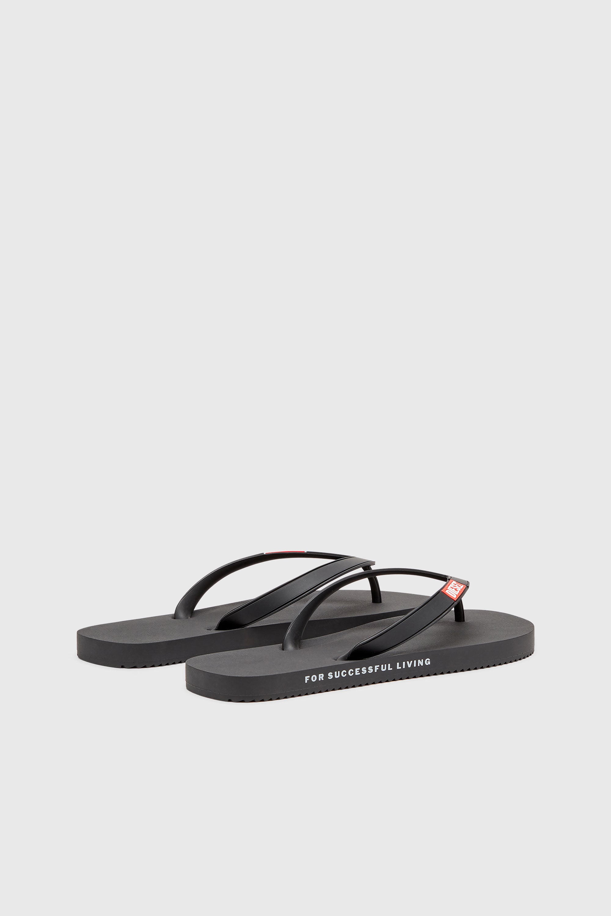 Diesel - SA-RIO, Sa-Rio-Chancletas de goma Hombre in Negro - 3