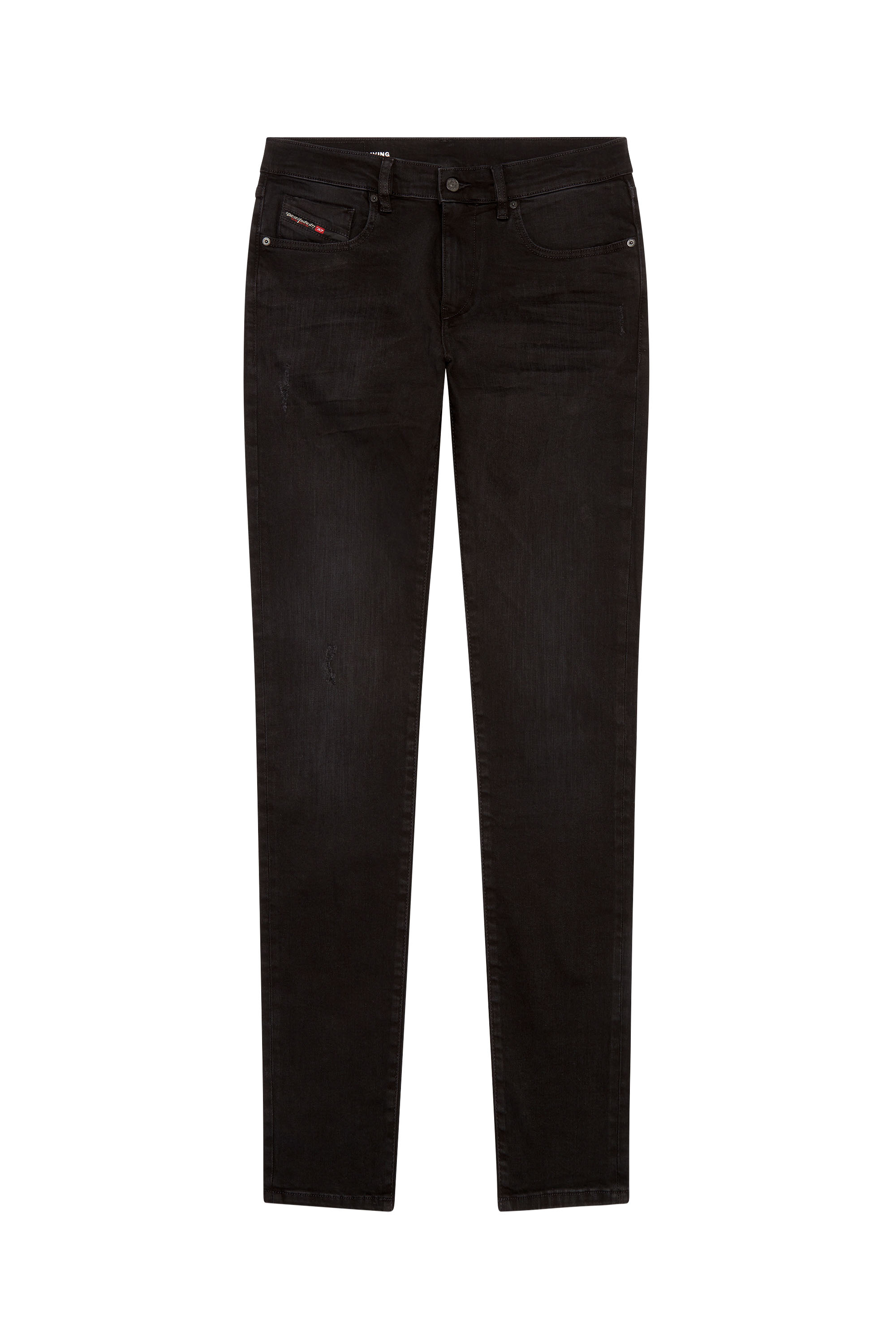 Diesel - Slim Jeans 2019 D-Strukt 0TFAS, Negro/Gris oscuro - Image 6