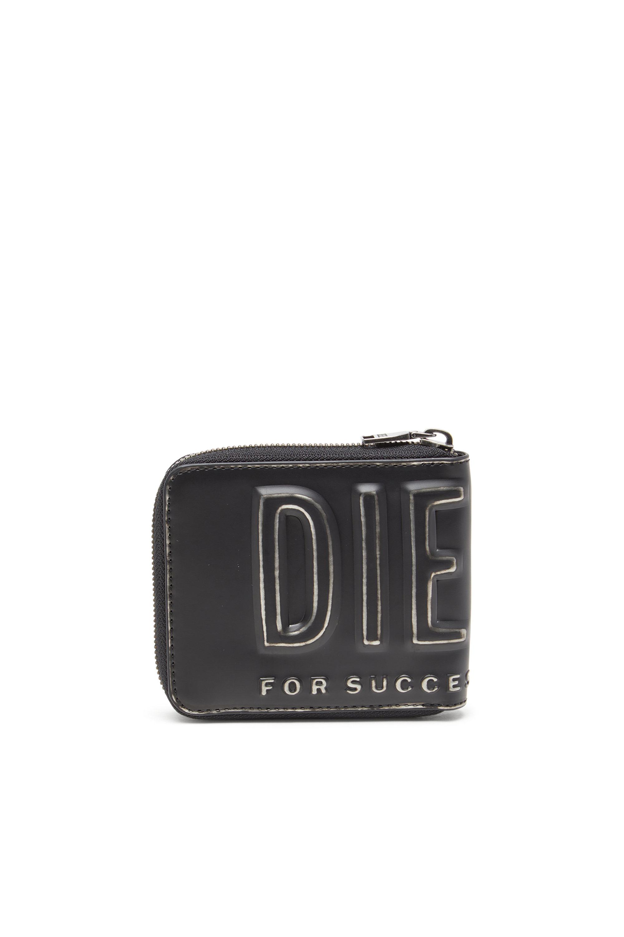 Diesel - DSL 3D- BI FOLD COIN ZIP XS, Monedero con cremallera Hombre in Negro - 2