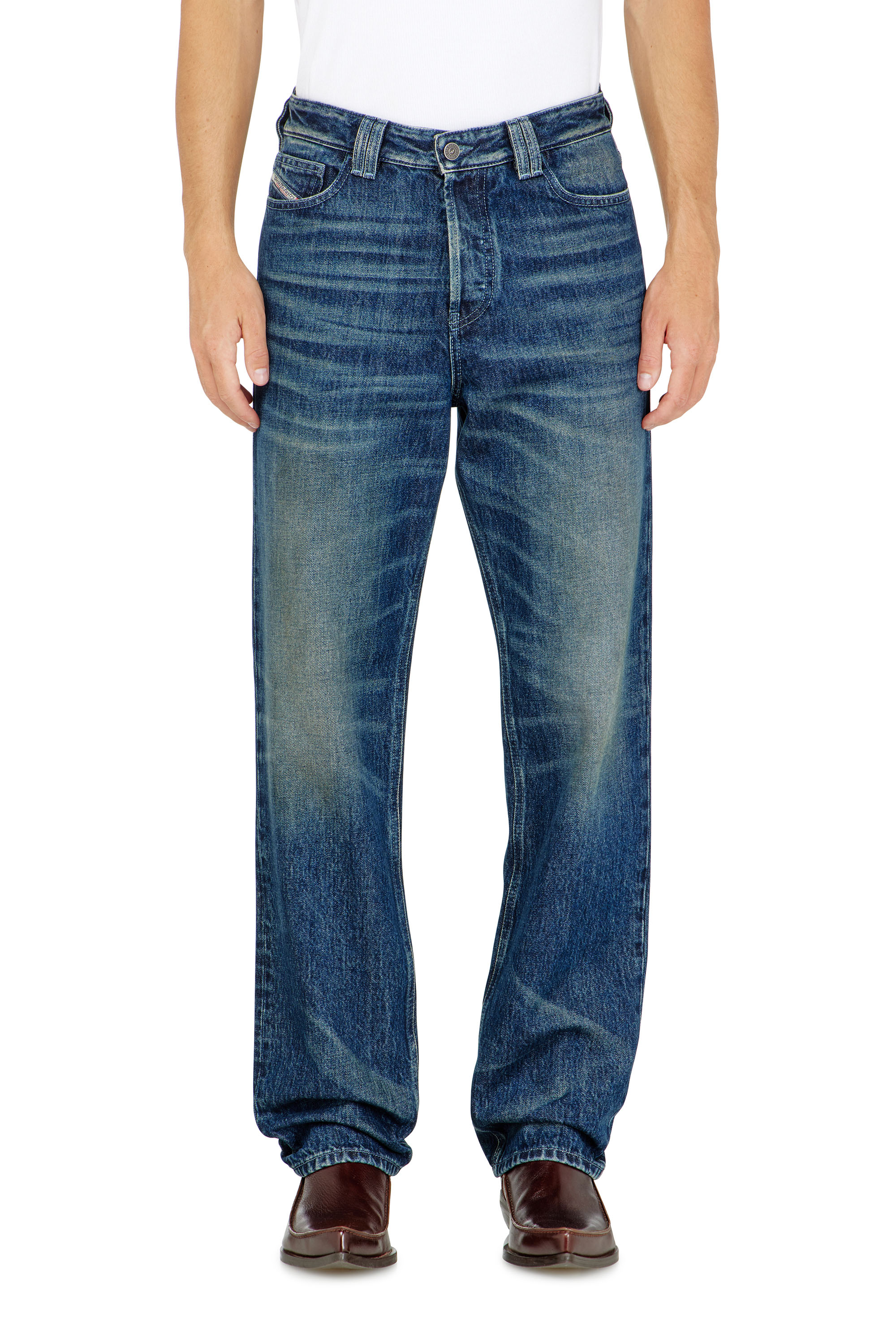 Diesel - Regular Jeans 1991 D-Voeed 007FZ Hombre, Azul Oscuro - 2