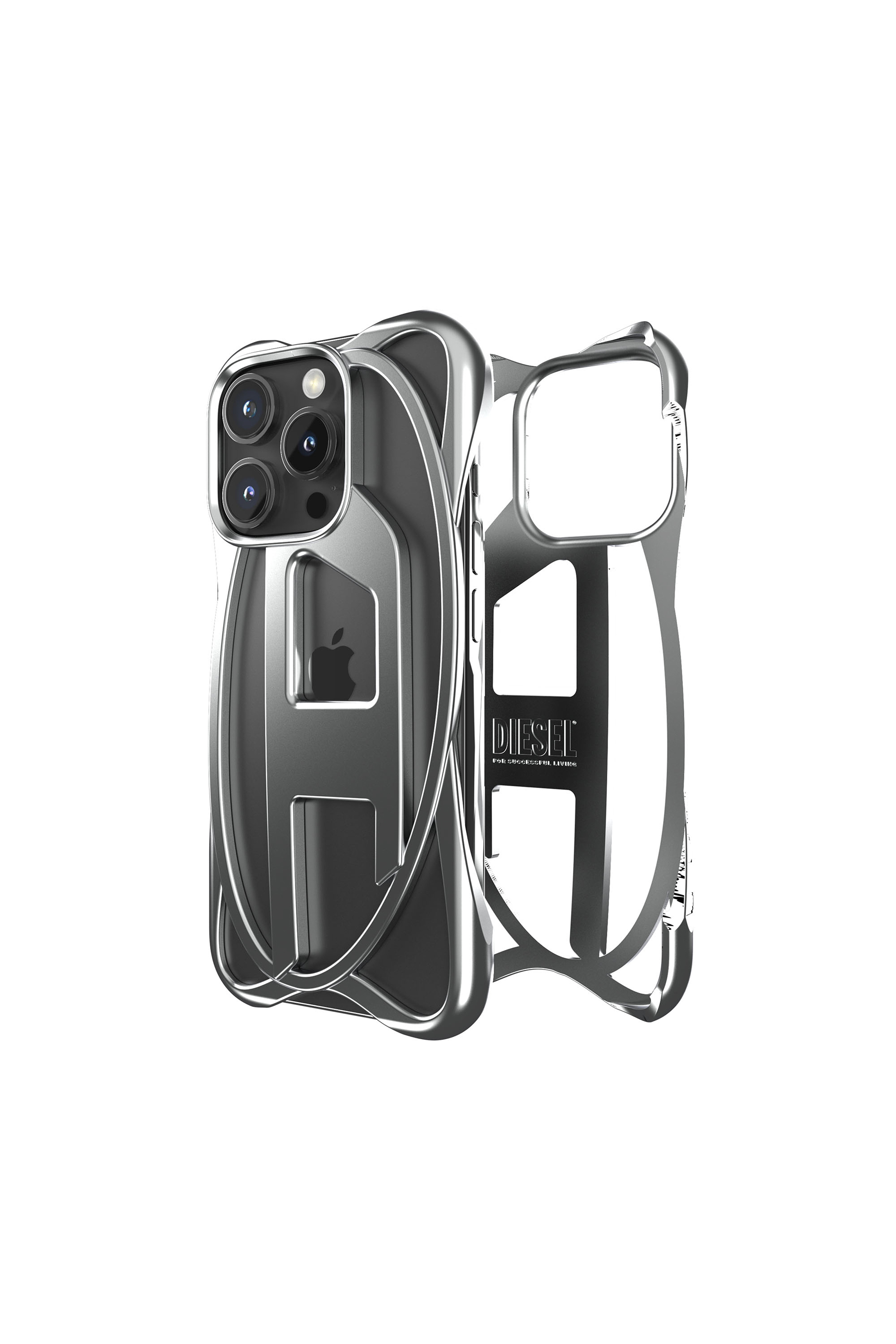 Diesel - 60207 MOULDED CASE, Funda de iP 16 Pro Unisex in Gris - 1