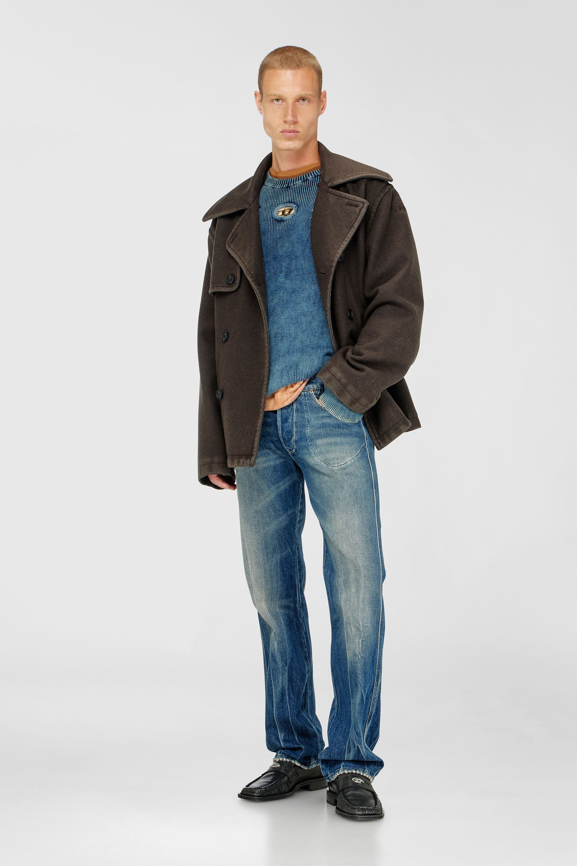Diesel - Regular Jeans 1985 Larkee 09Q27 Hombre, Azul medio - 1